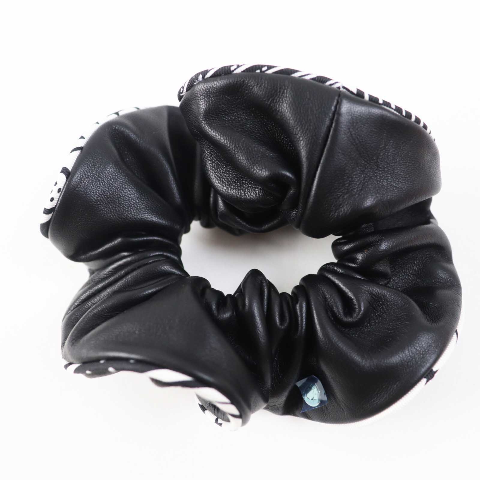 Hermes Claudia Metal Lambskin Silk Hair Accessory