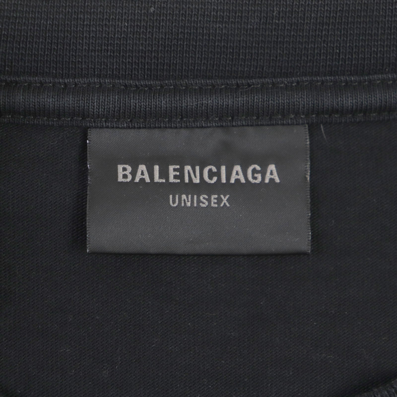 Balenciaga Logo Print Oversized T-shirt Black XXS