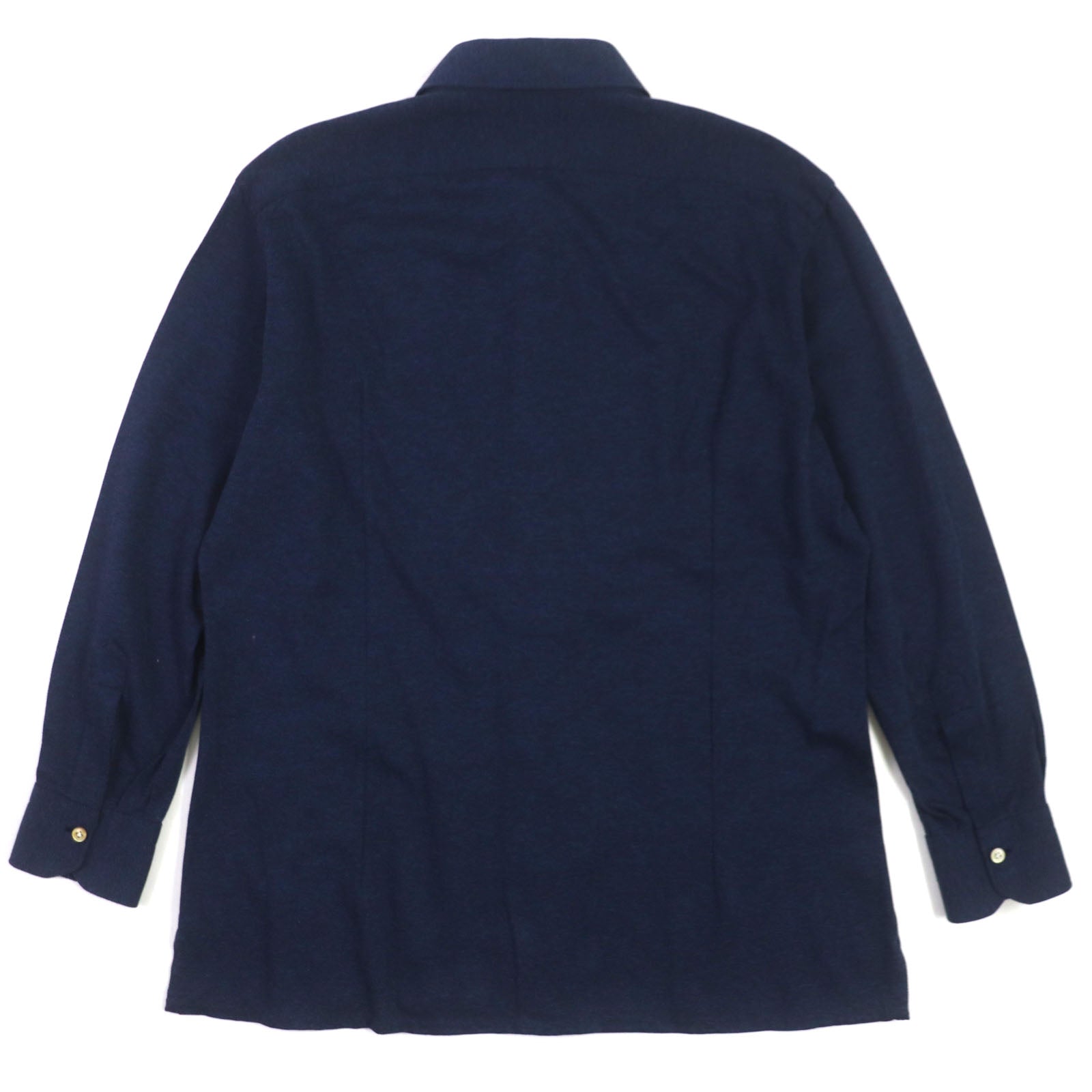 KITON Cotton Long Sleeve Shirt Navy L