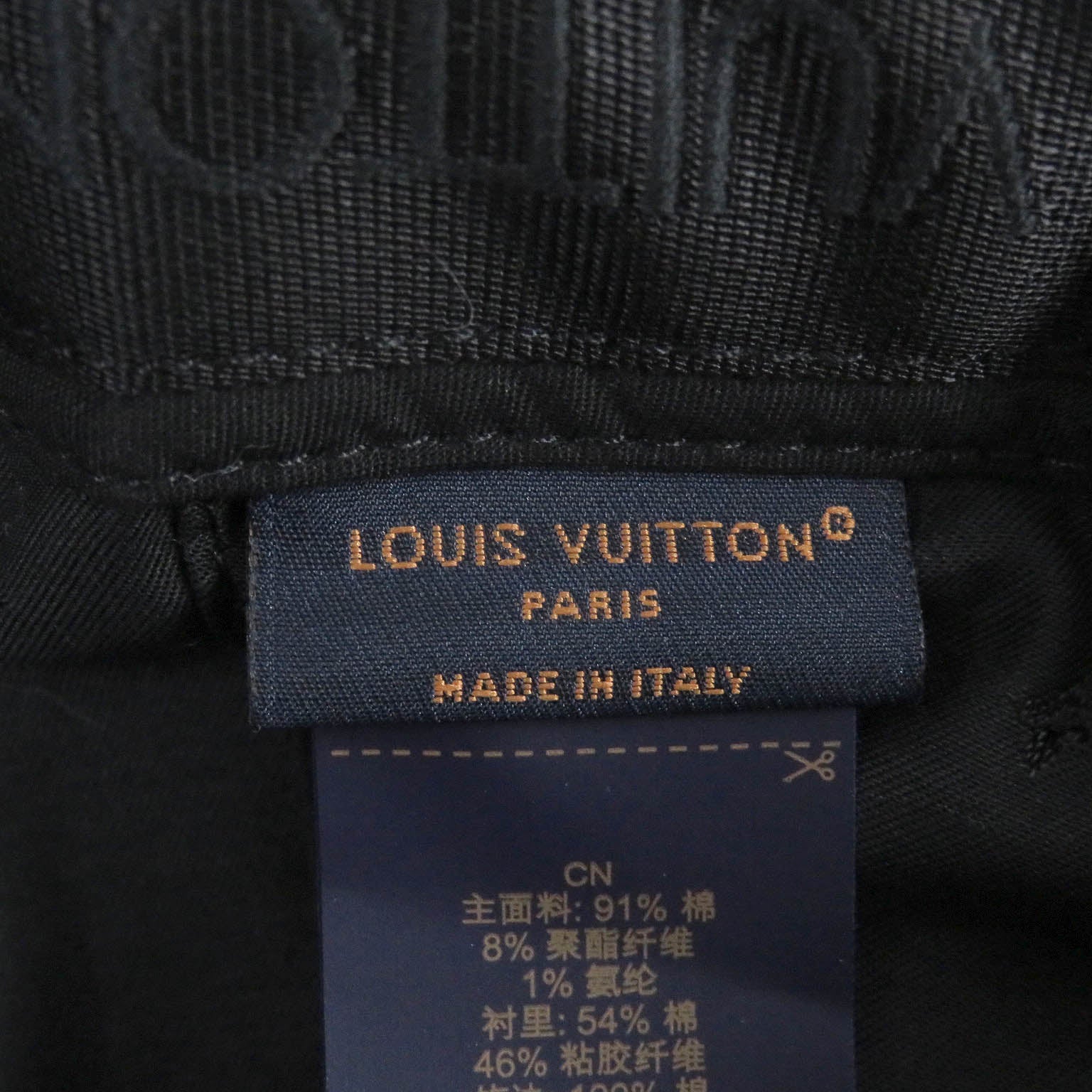 Louis Vuitton Damier Denim 3D Cap M7534L