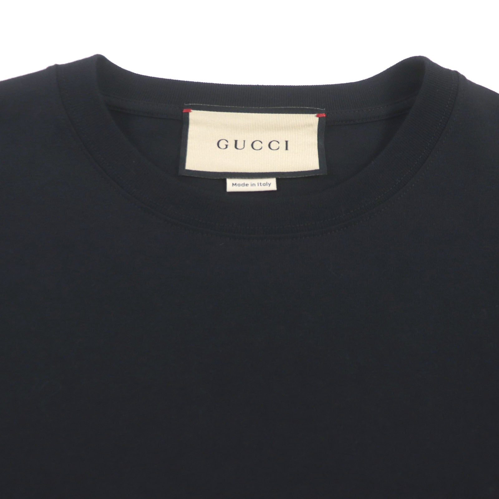 Gucci Cotton Jersey T-Shirt Black S