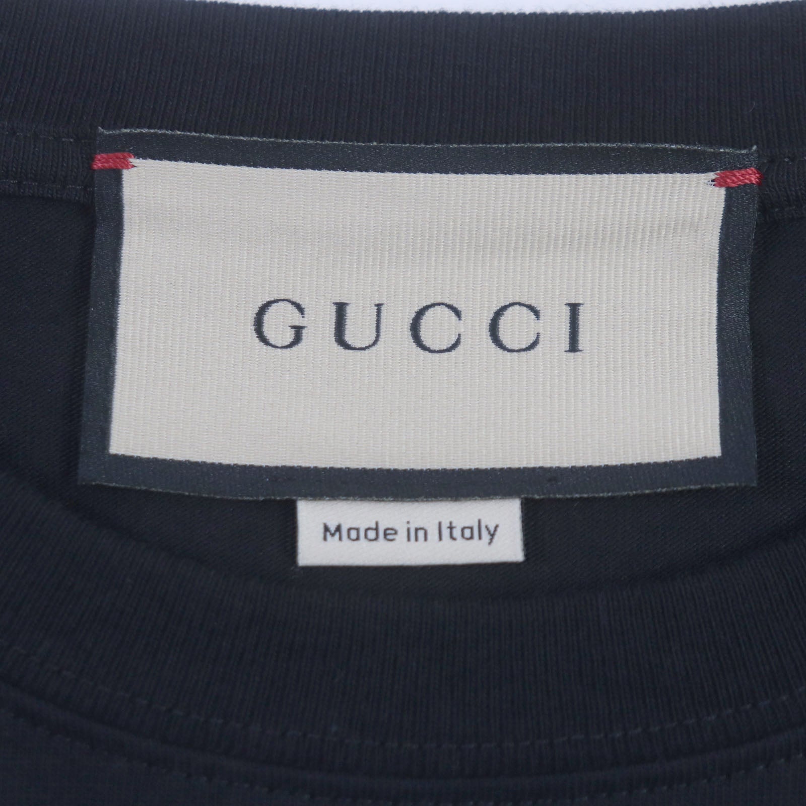 Gucci Cotton Jersey T-Shirt Black S