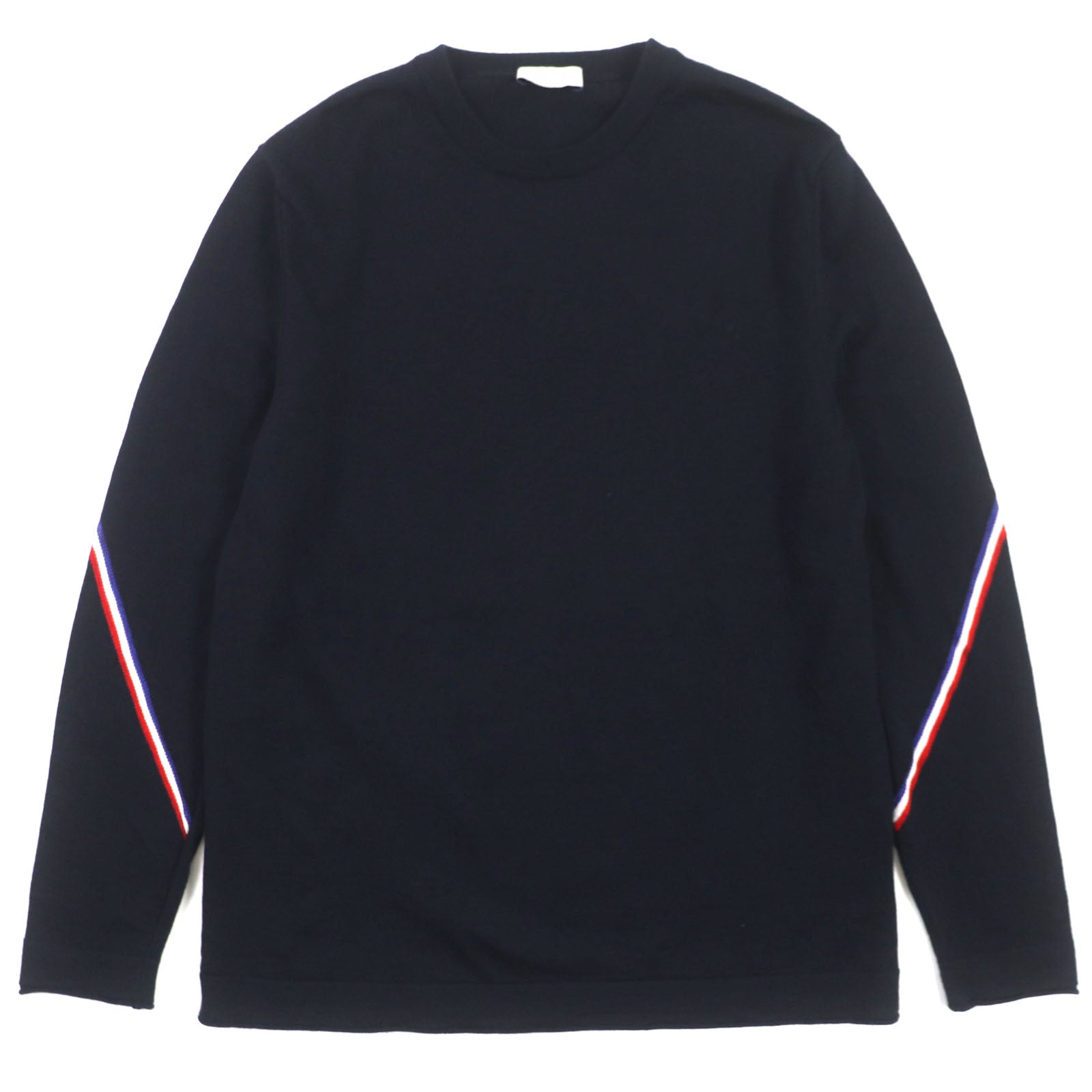 Moncler Wool Crew Neck Knit Navy M