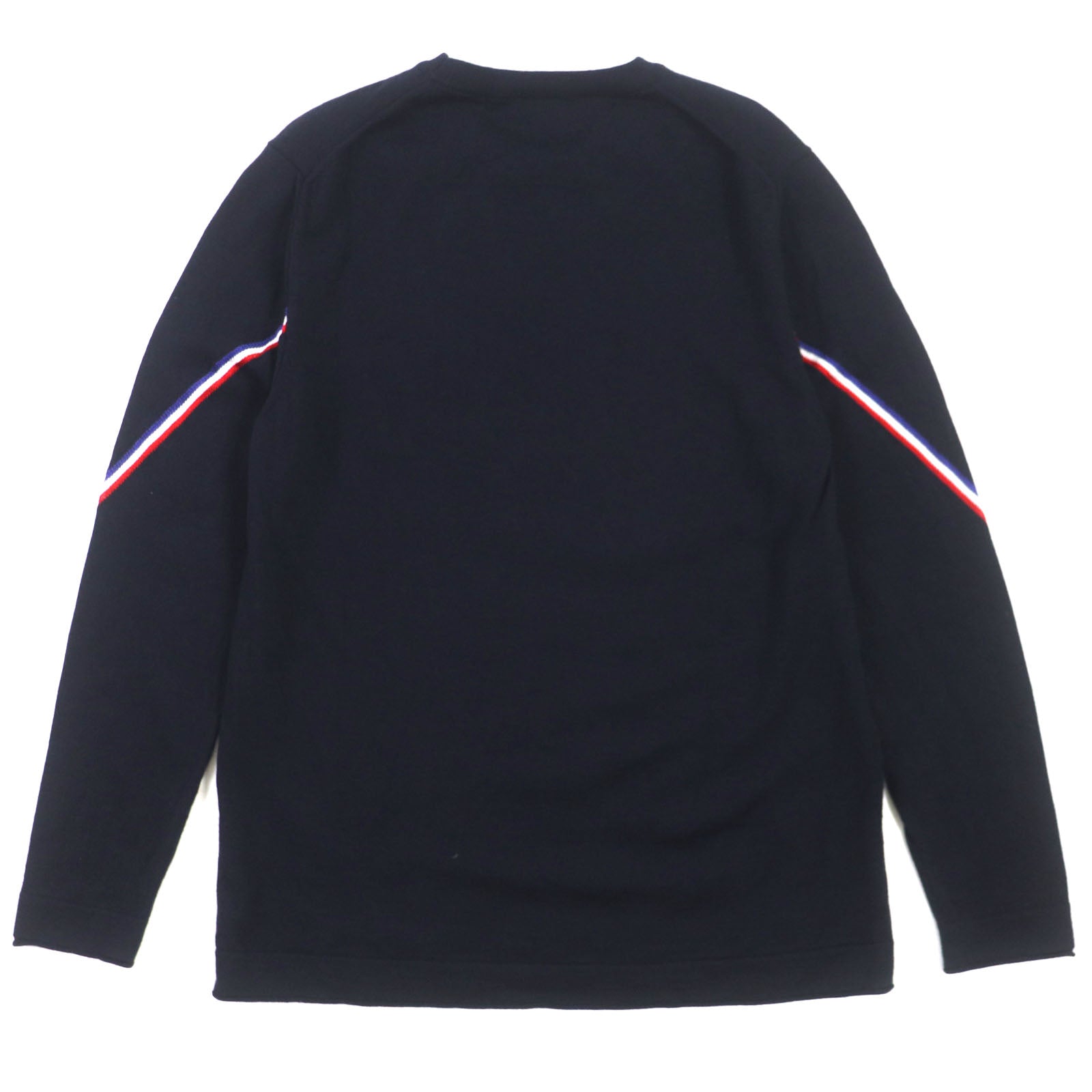 Moncler Wool Crew Neck Knit Navy M