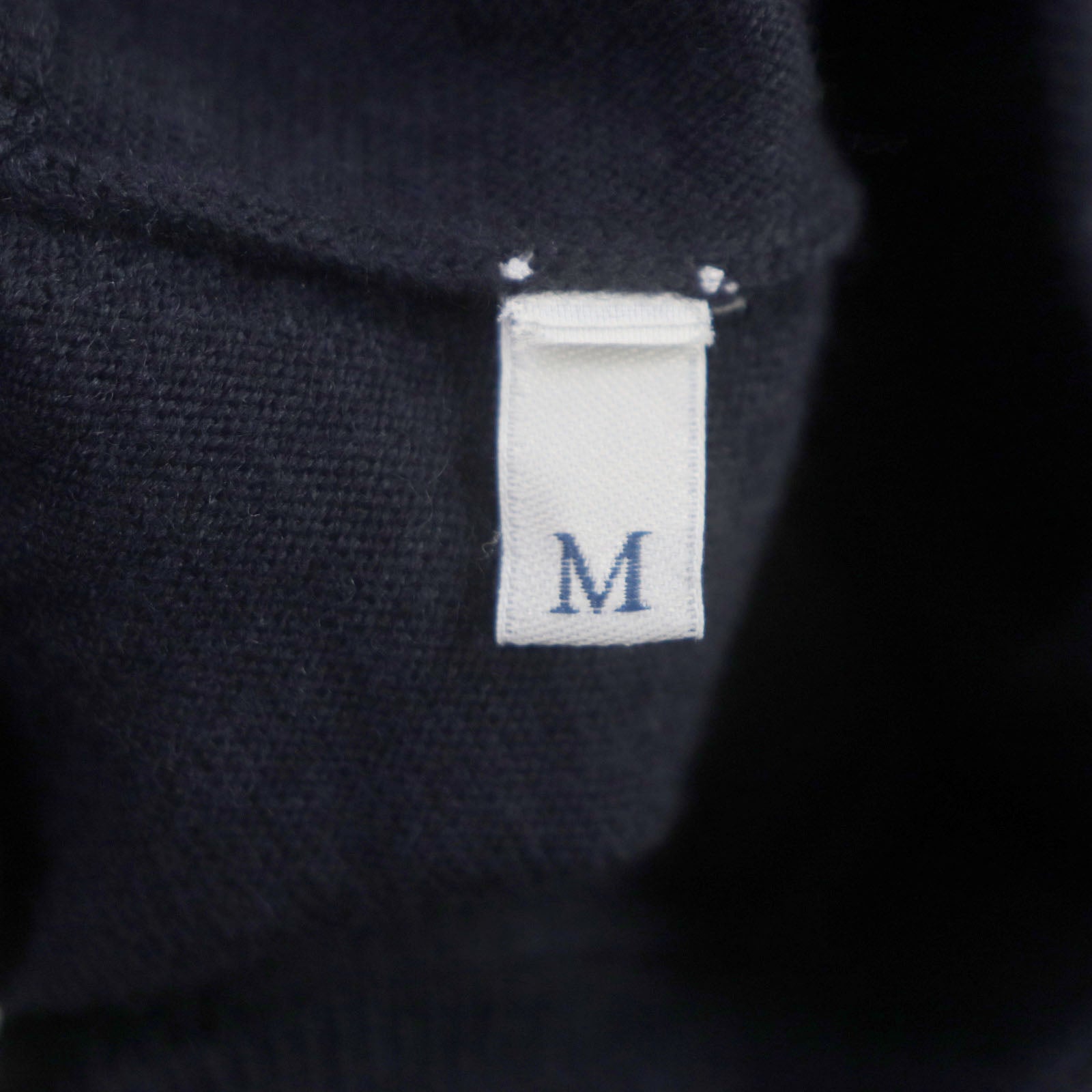 Moncler Wool Crew Neck Knit Navy M