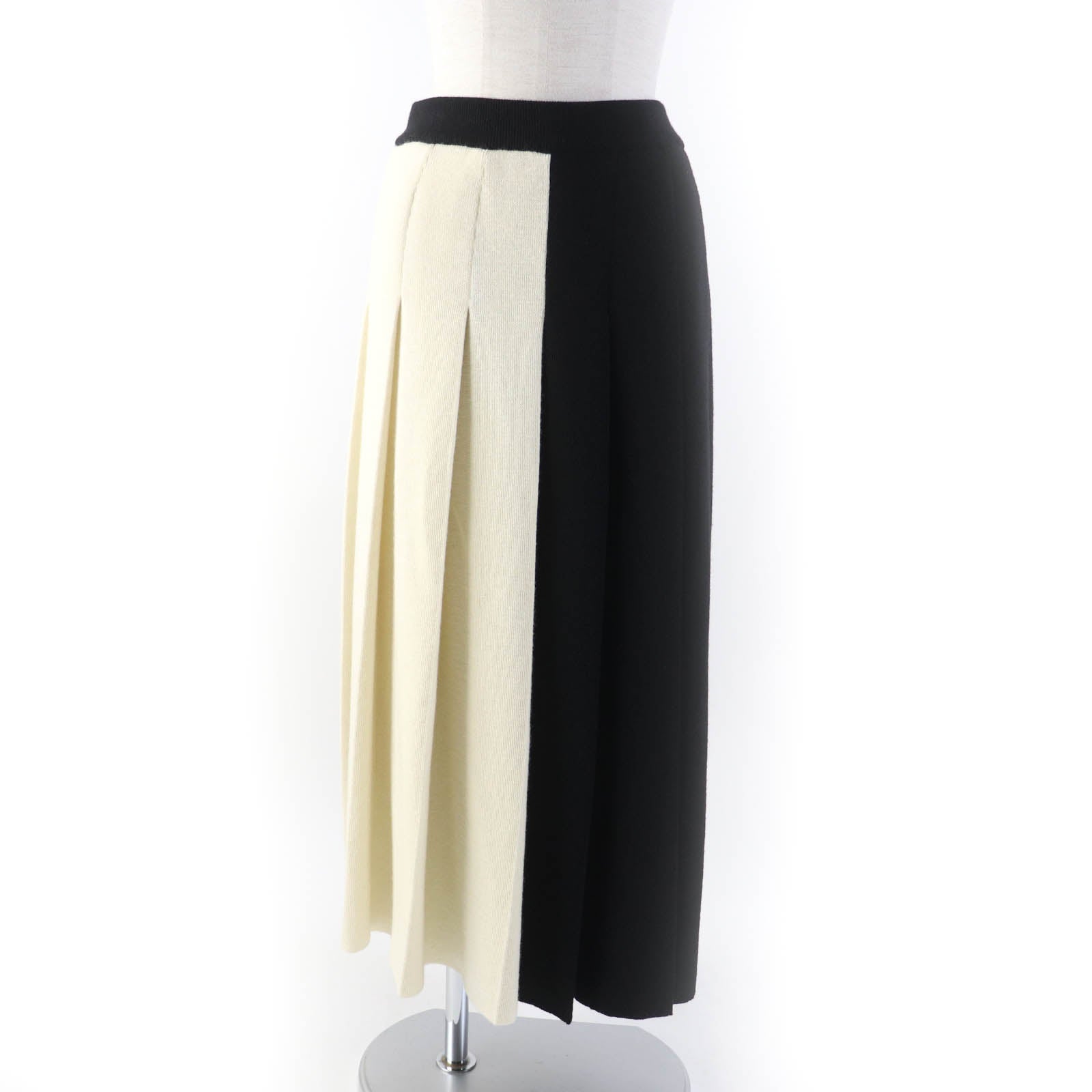 Gucci Wool Long Knit Pleated Skirt XS