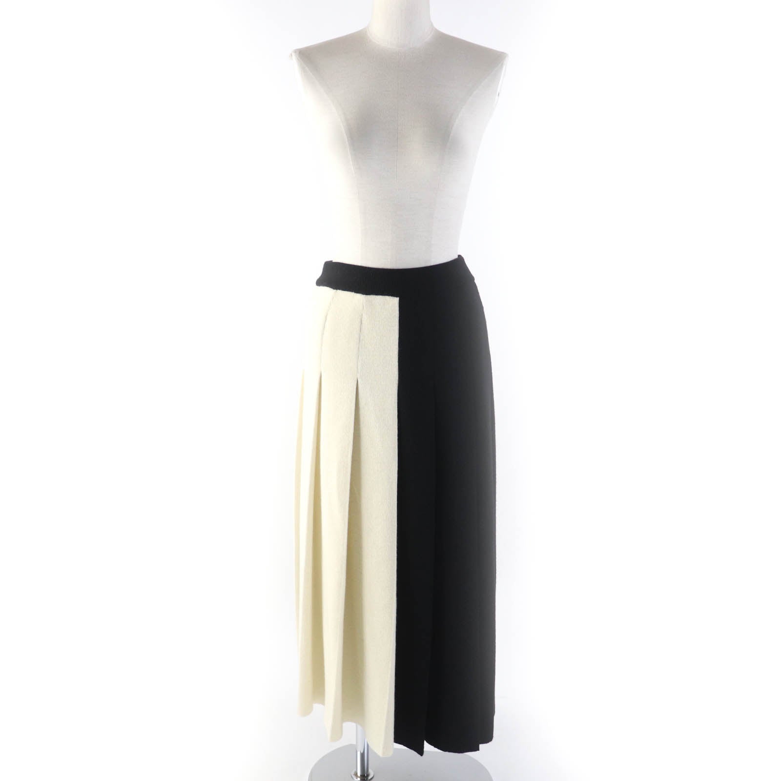 Gucci Wool Long Knit Pleated Skirt XS