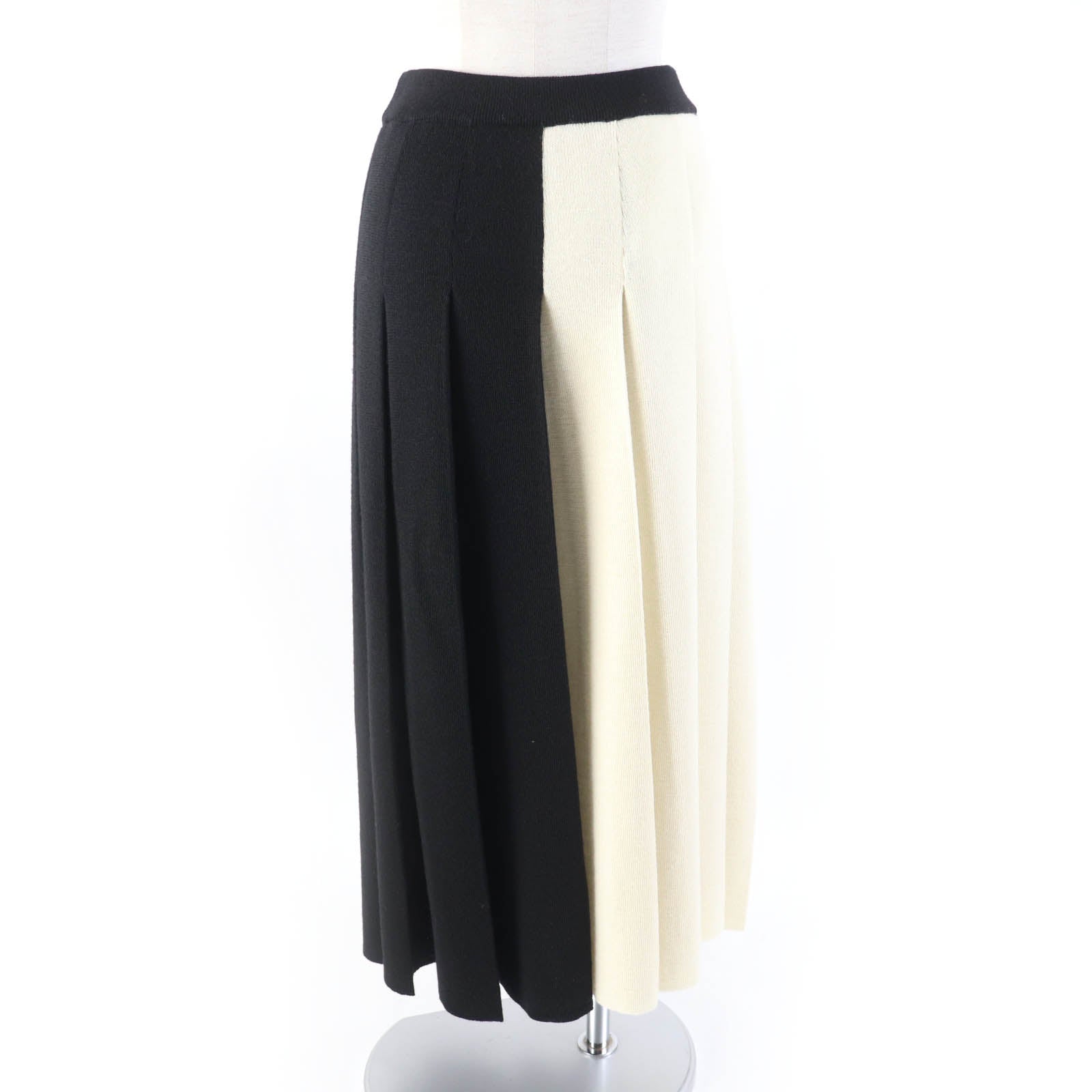 Gucci Wool Long Knit Pleated Skirt XS