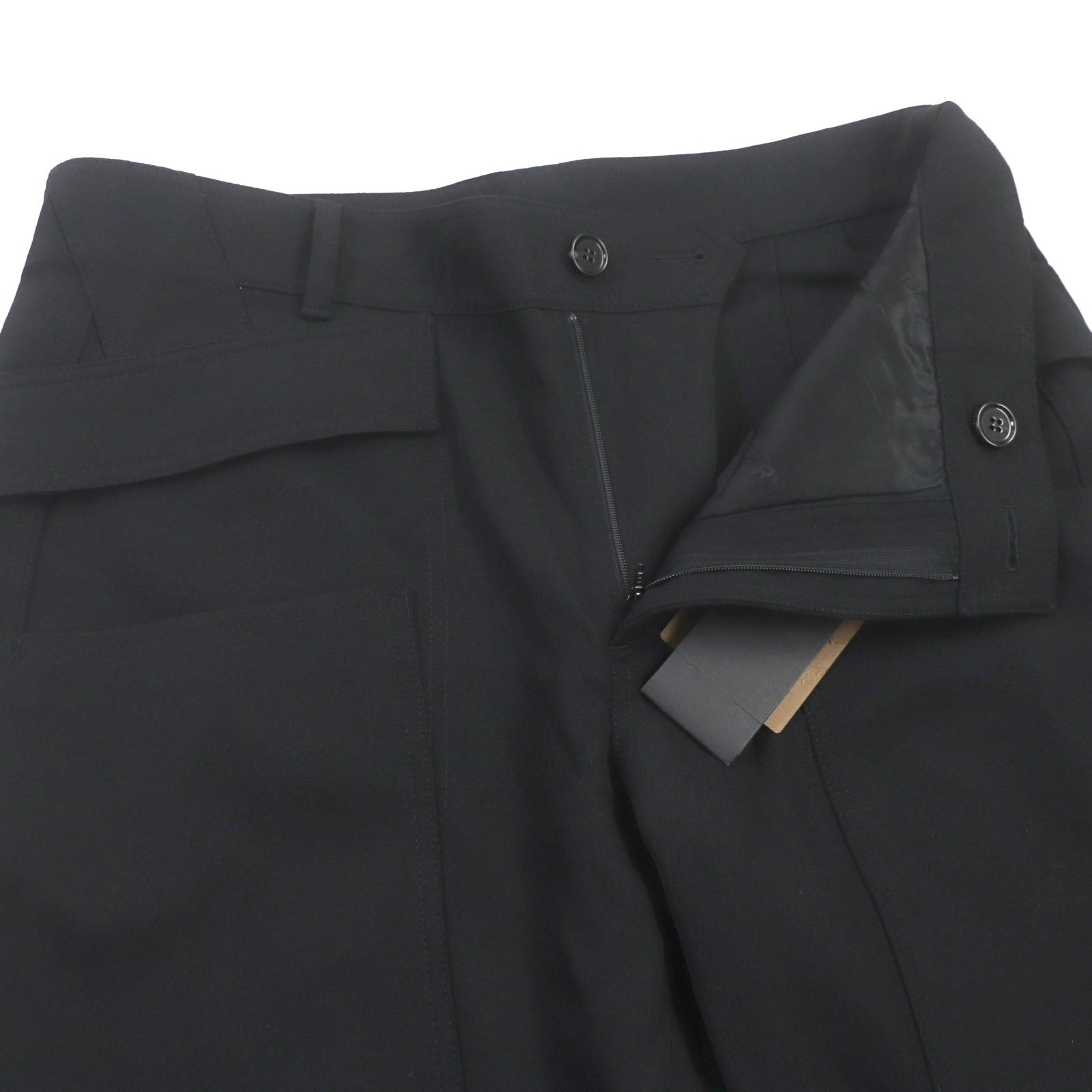 Burberry Wool Cupra Panelled Shorts Black 52