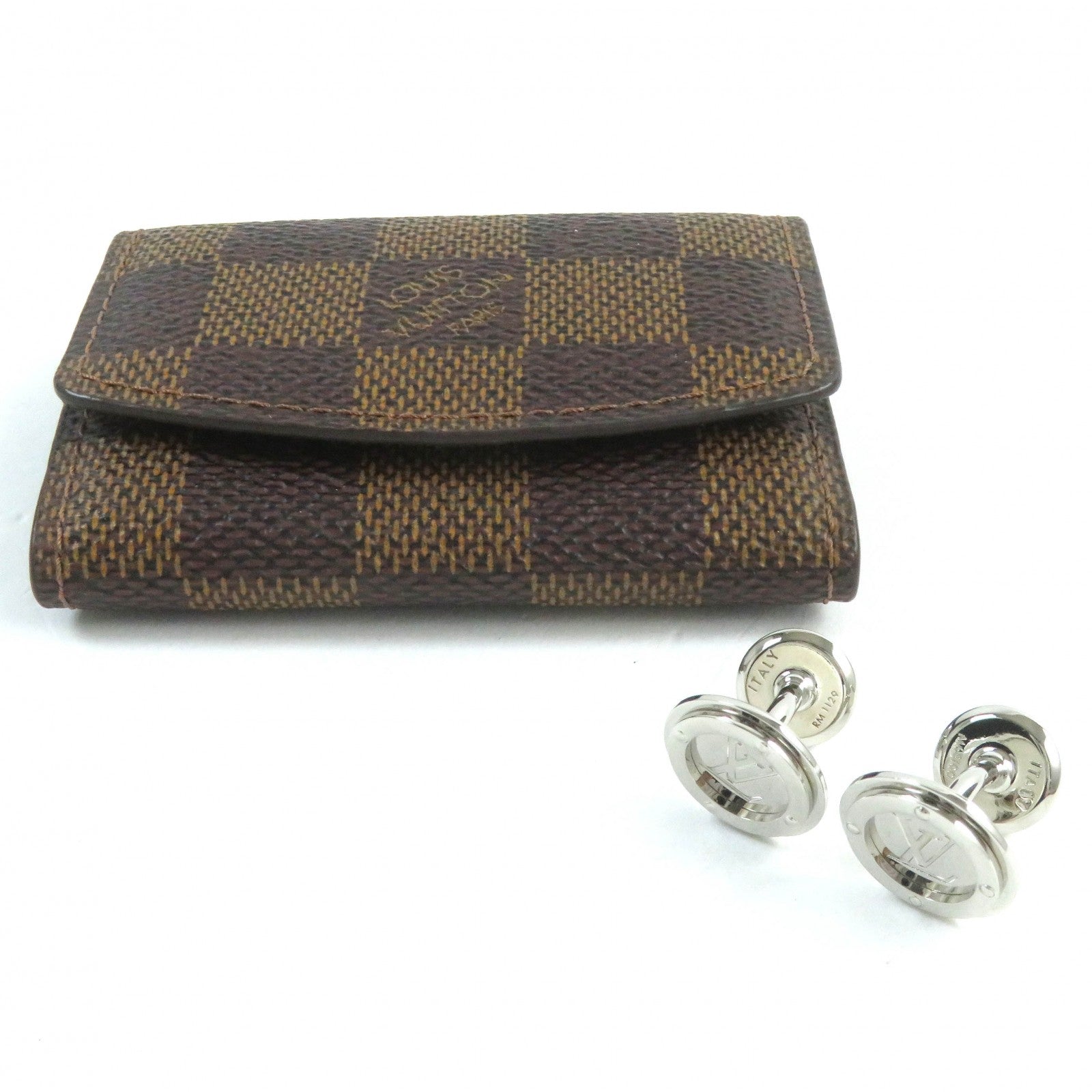 Louis Vuitton Silver Circle Cufflinks M68100