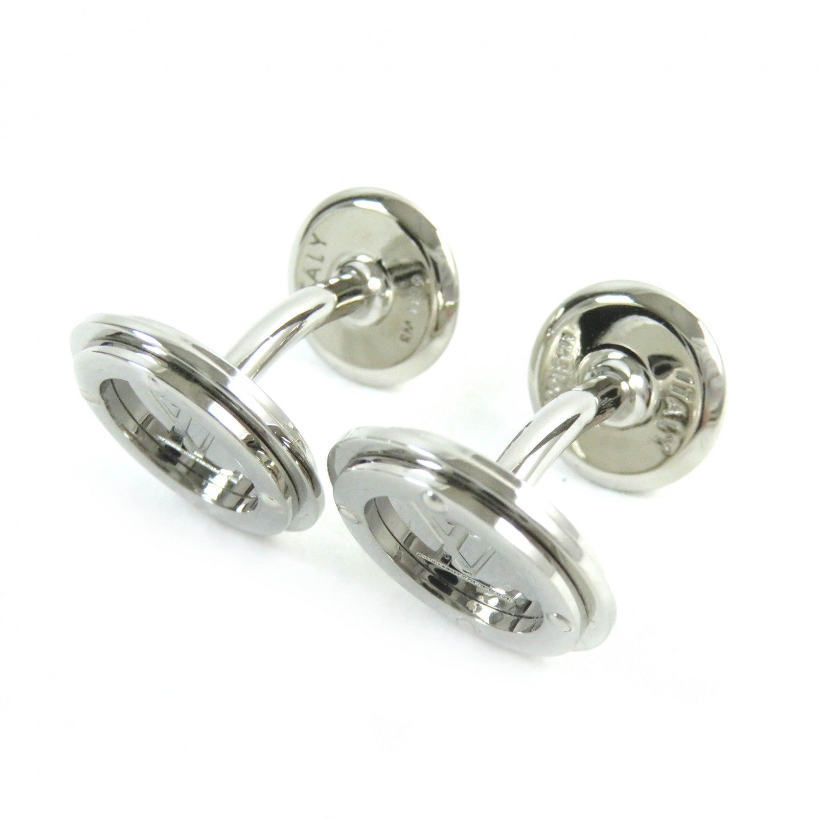 Louis Vuitton Silver Circle Cufflinks M68100