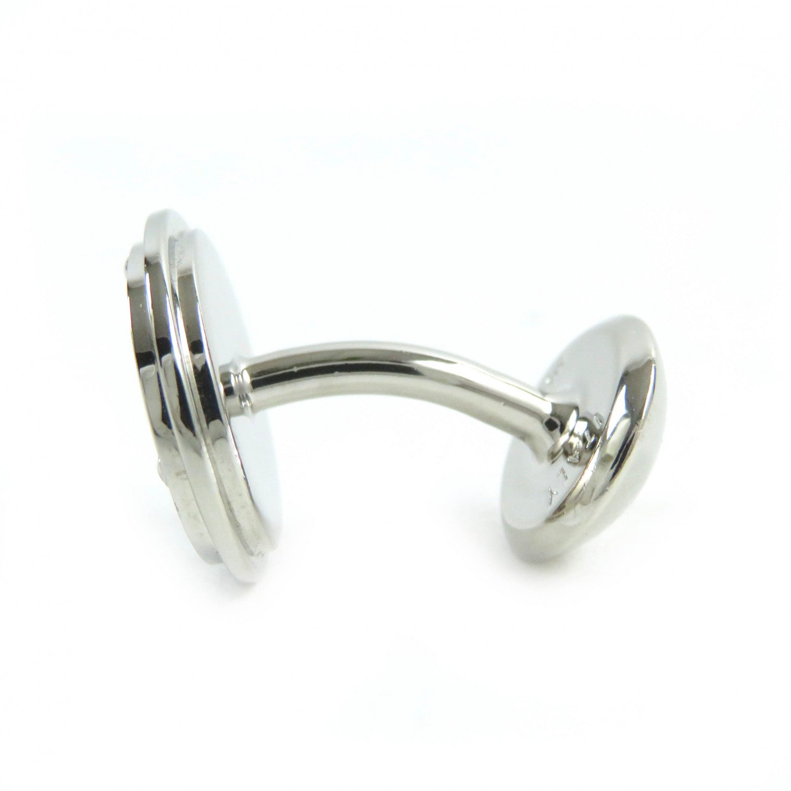 Louis Vuitton Silver Circle Cufflinks M68100