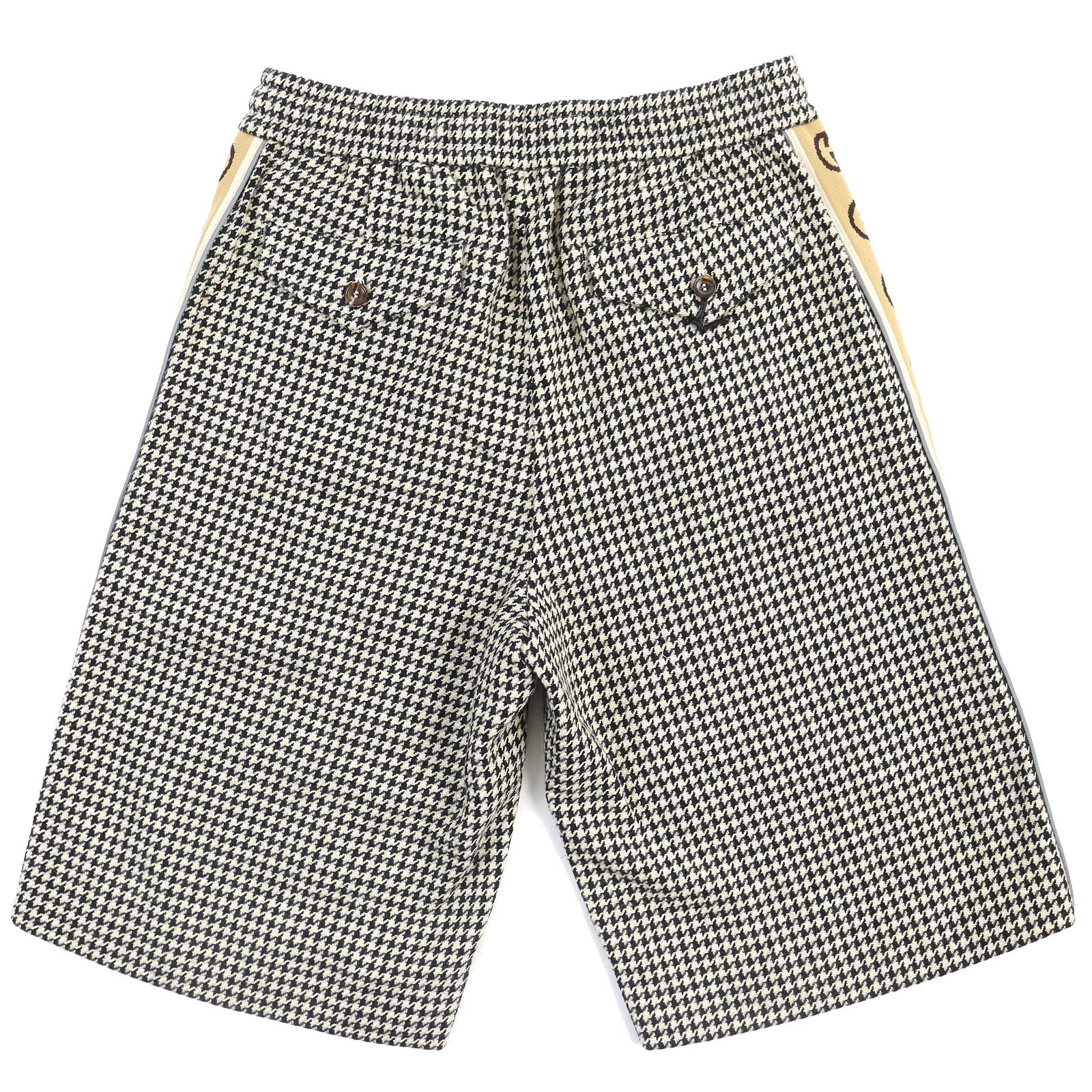 Gucci GG Logo Houndstooth Jacquard Shorts