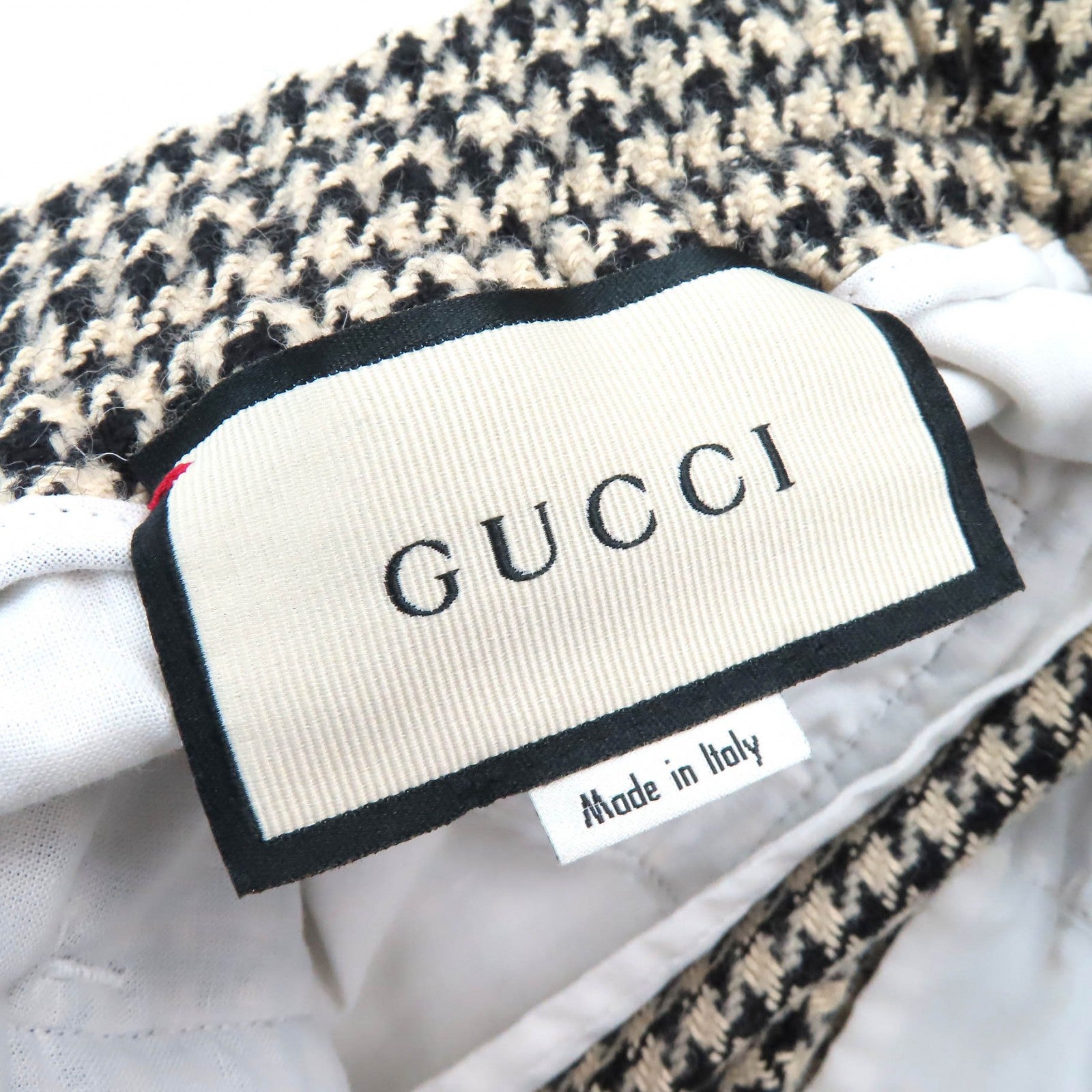 Gucci GG Logo Houndstooth Jacquard Shorts