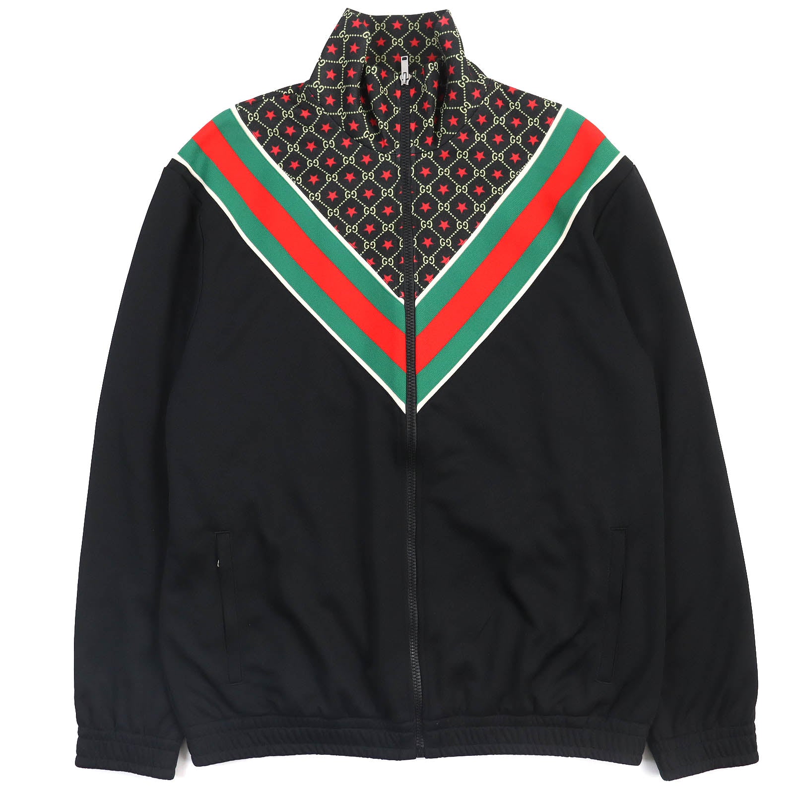 Gucci GG Star Webline Track Jacket Black S