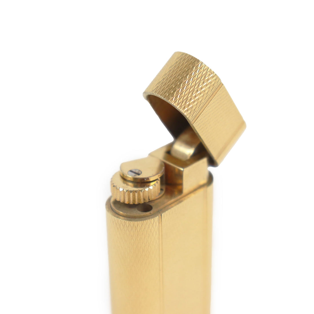 Cartier Oval Pattern Roller Lighter Gold