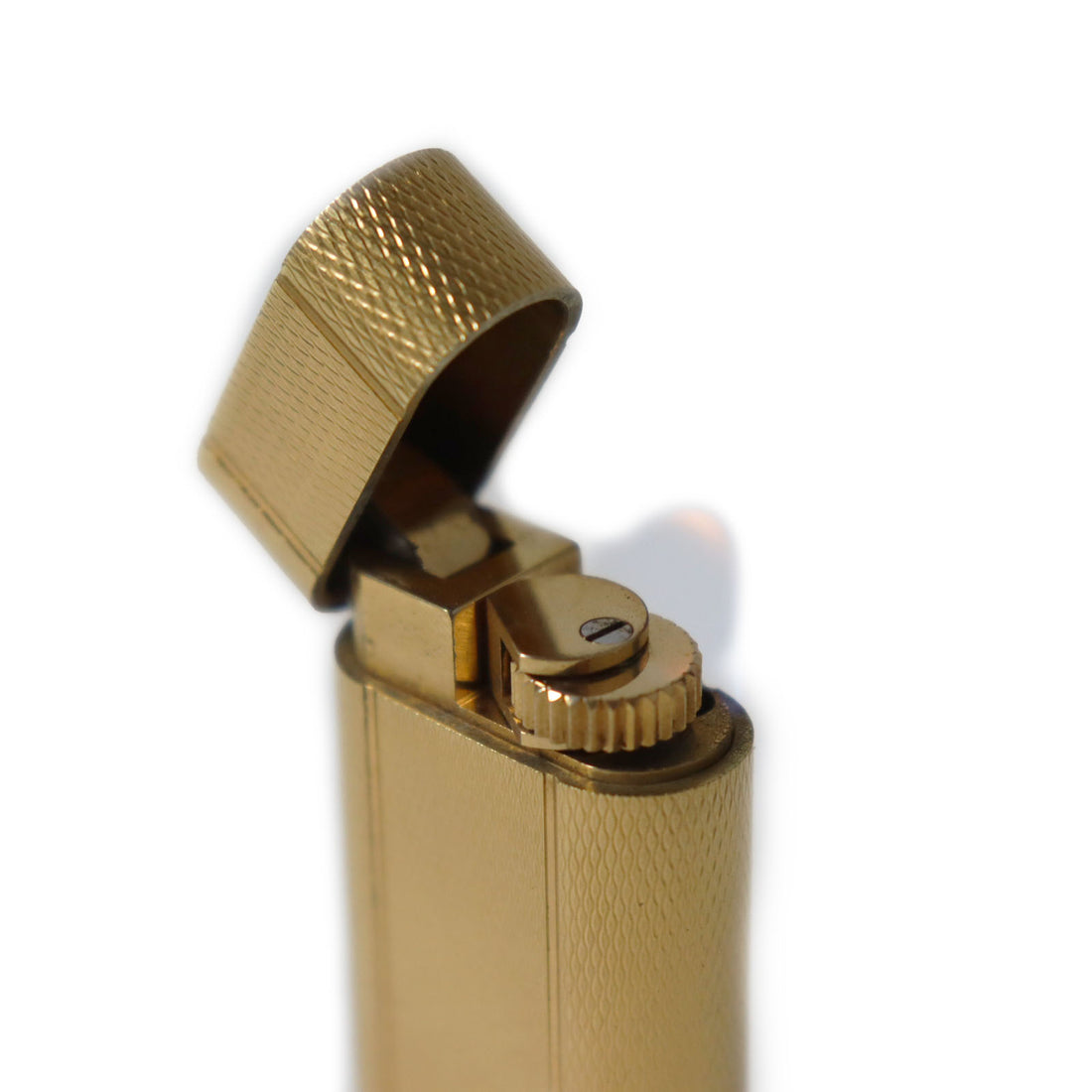 Cartier Oval Pattern Roller Lighter Gold