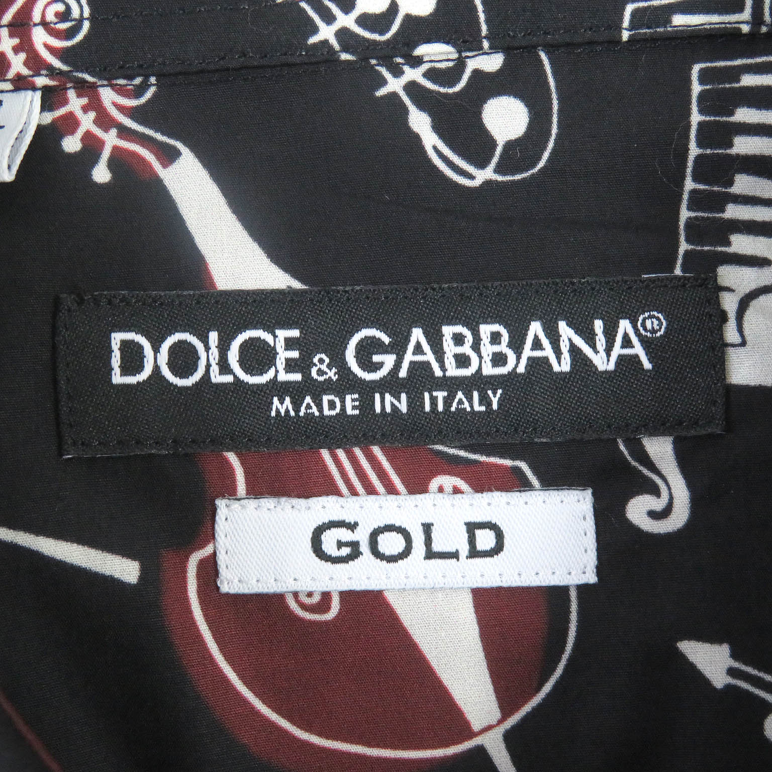 Dolce & Gabbana Cotton Long Sleeve Shirt Black