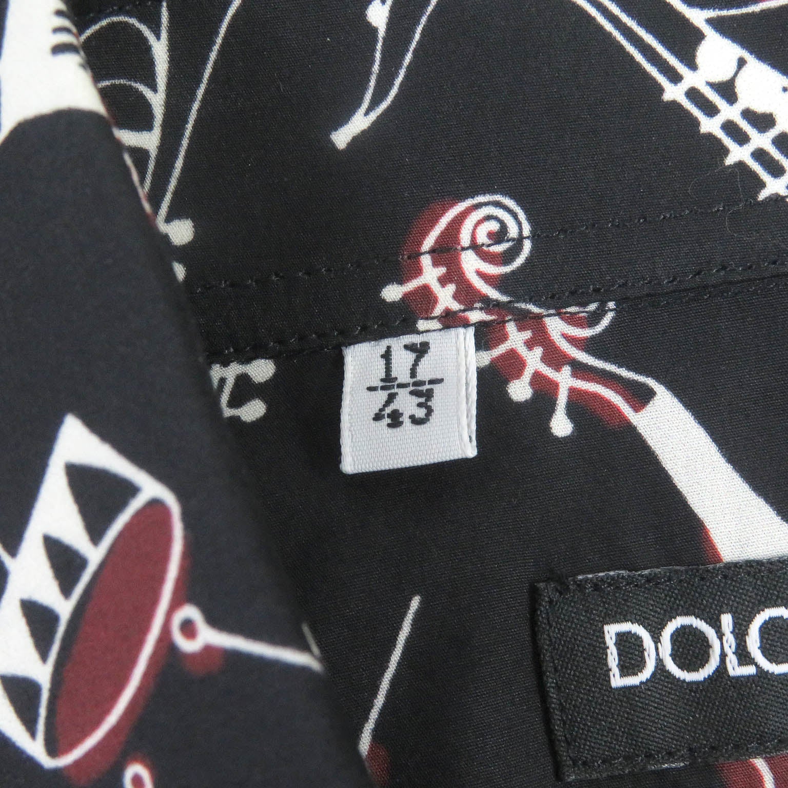 Dolce & Gabbana Cotton Long Sleeve Shirt Black