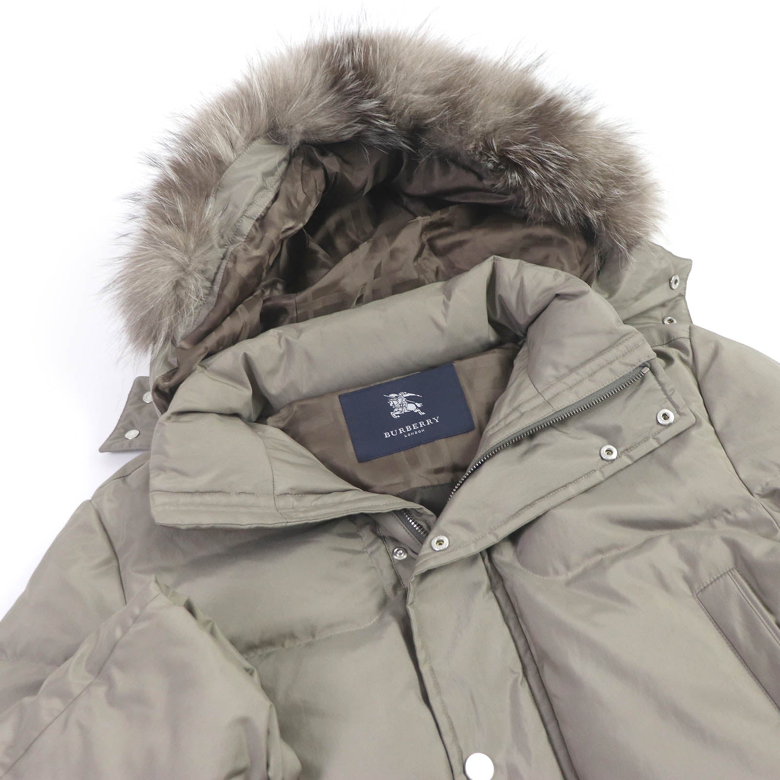 Burberry Blue Frost Down Jacket Khaki M