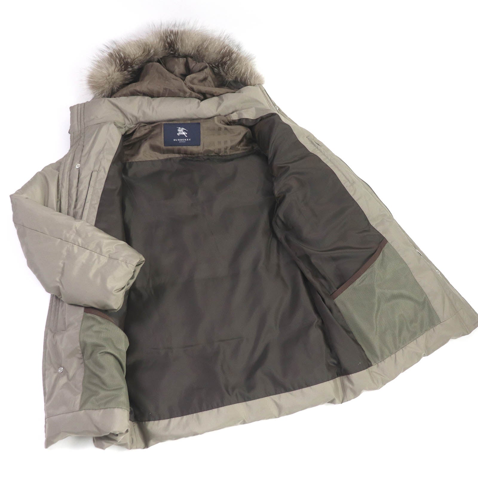 Burberry Blue Frost Down Jacket Khaki M