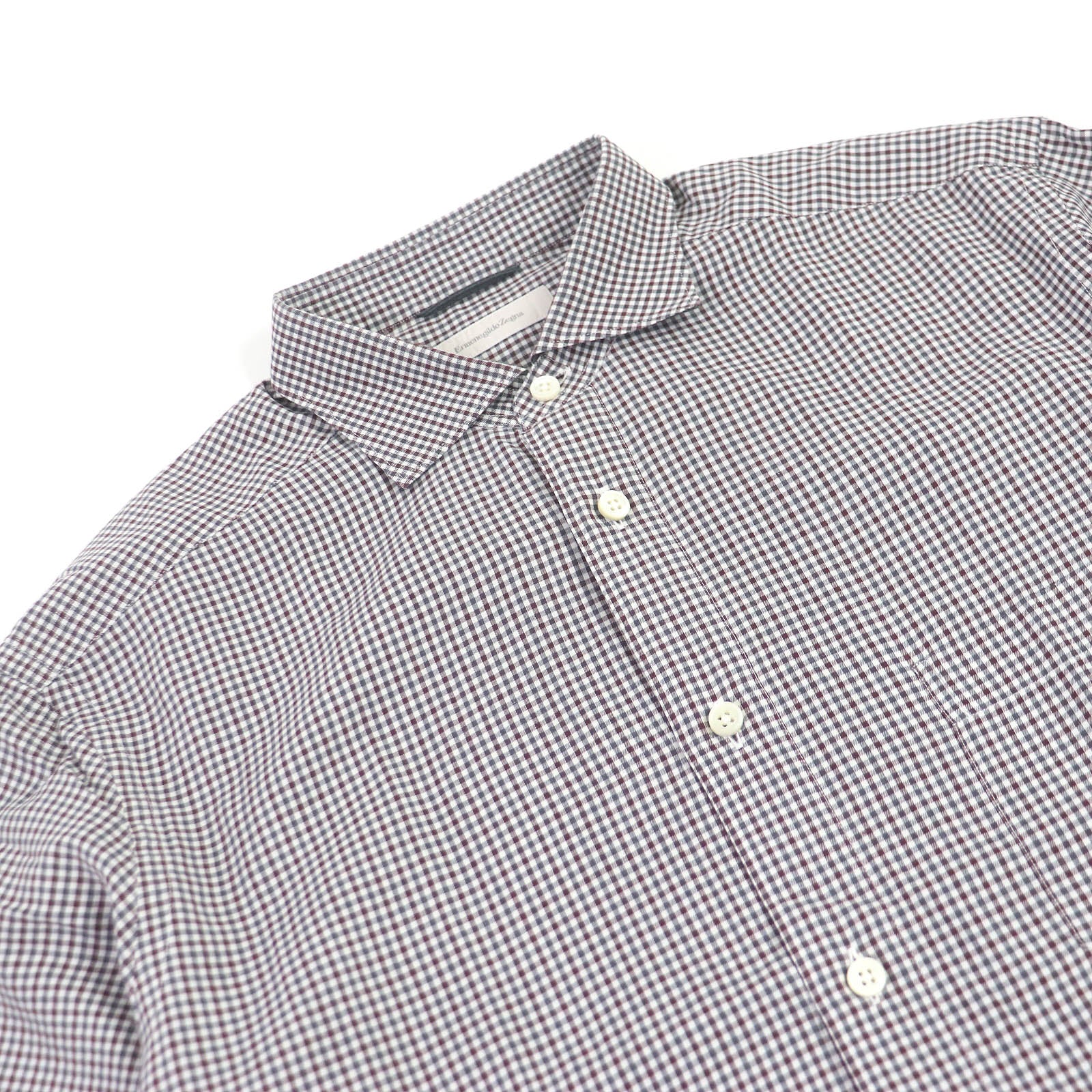 Ermenegildo Zegna Cotton Check Shirt Multicolor L