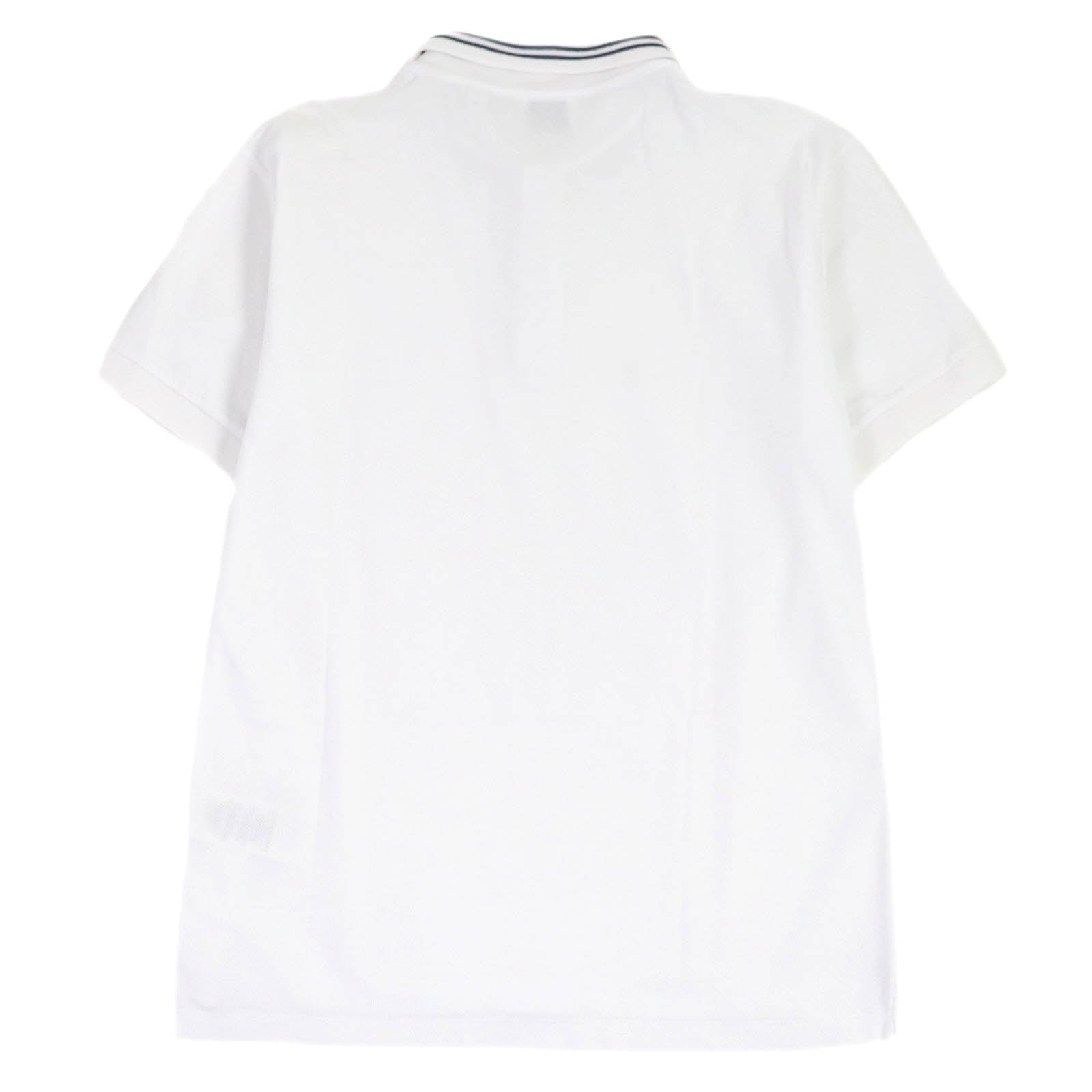 Burberry Cotton Logo Polo Shirt White S