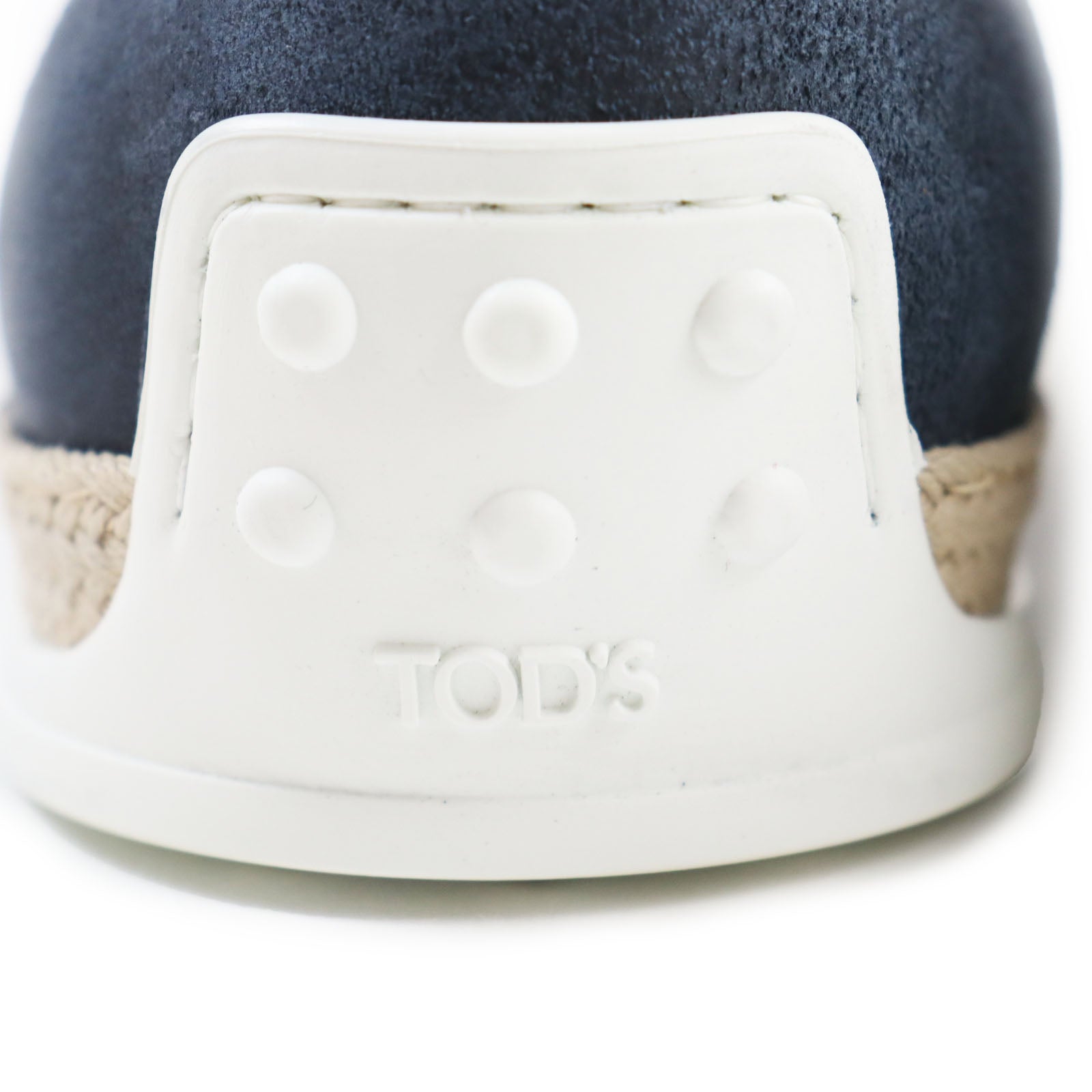 Tod's Leather Slip-on Navy Shoes