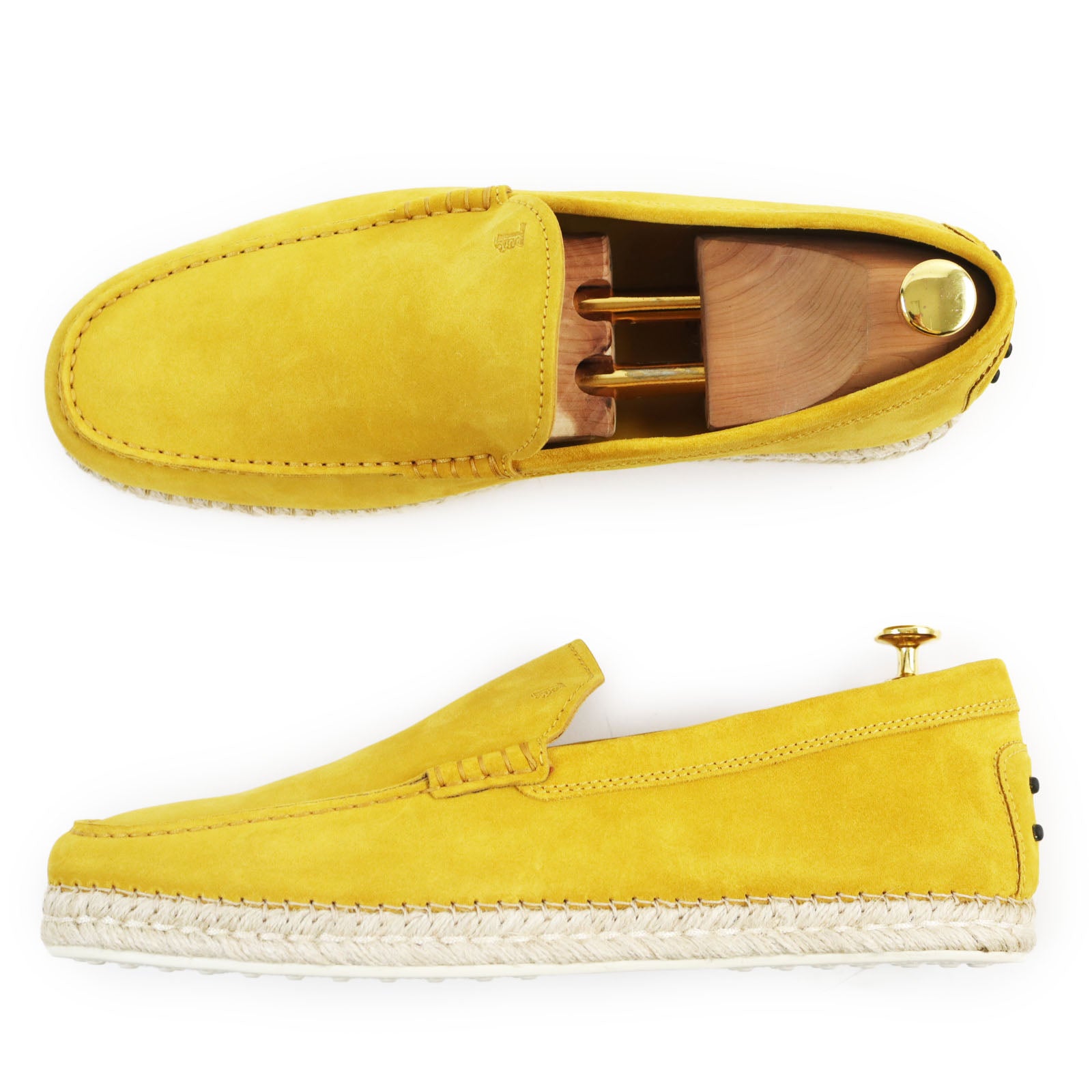 Tod's Suede Leather Espadrille Slip-On Shoes