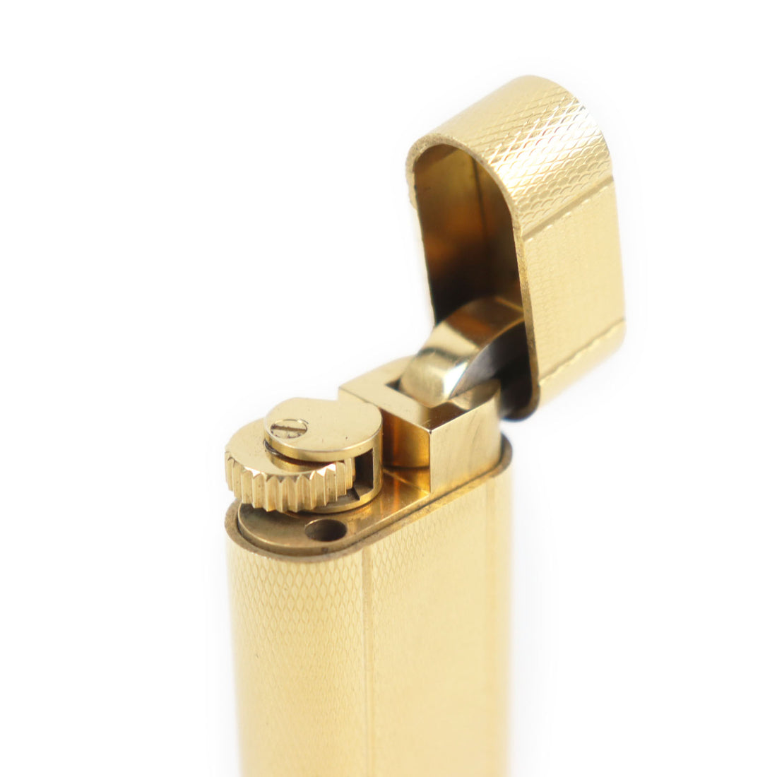 Cartier Oval Pattern Roller Lighter Gold