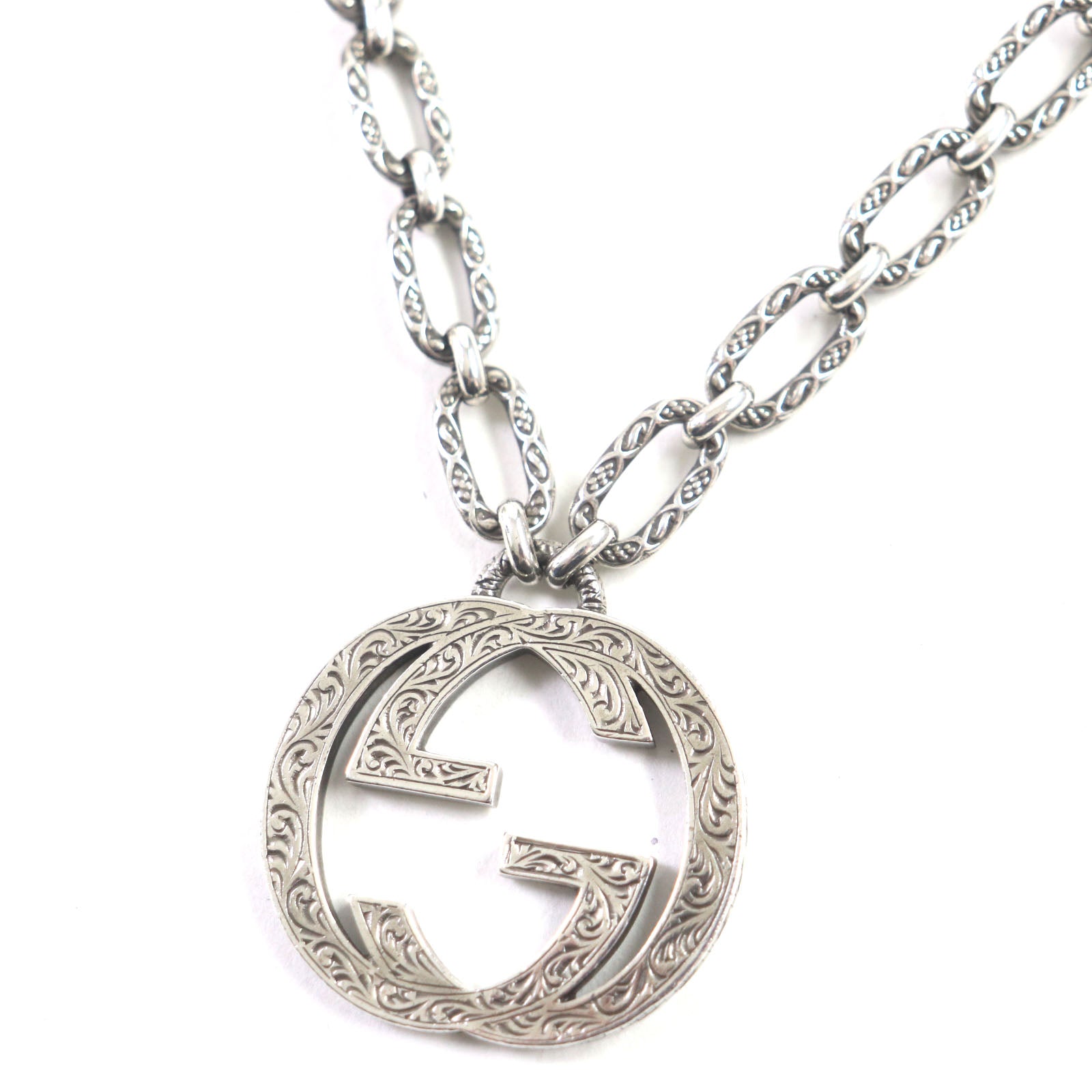 Gucci AG925 Interlocking G Necklace