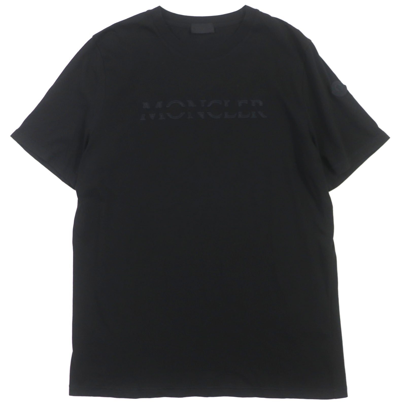 Moncler Cotton Crew Neck T-Shirt Black M