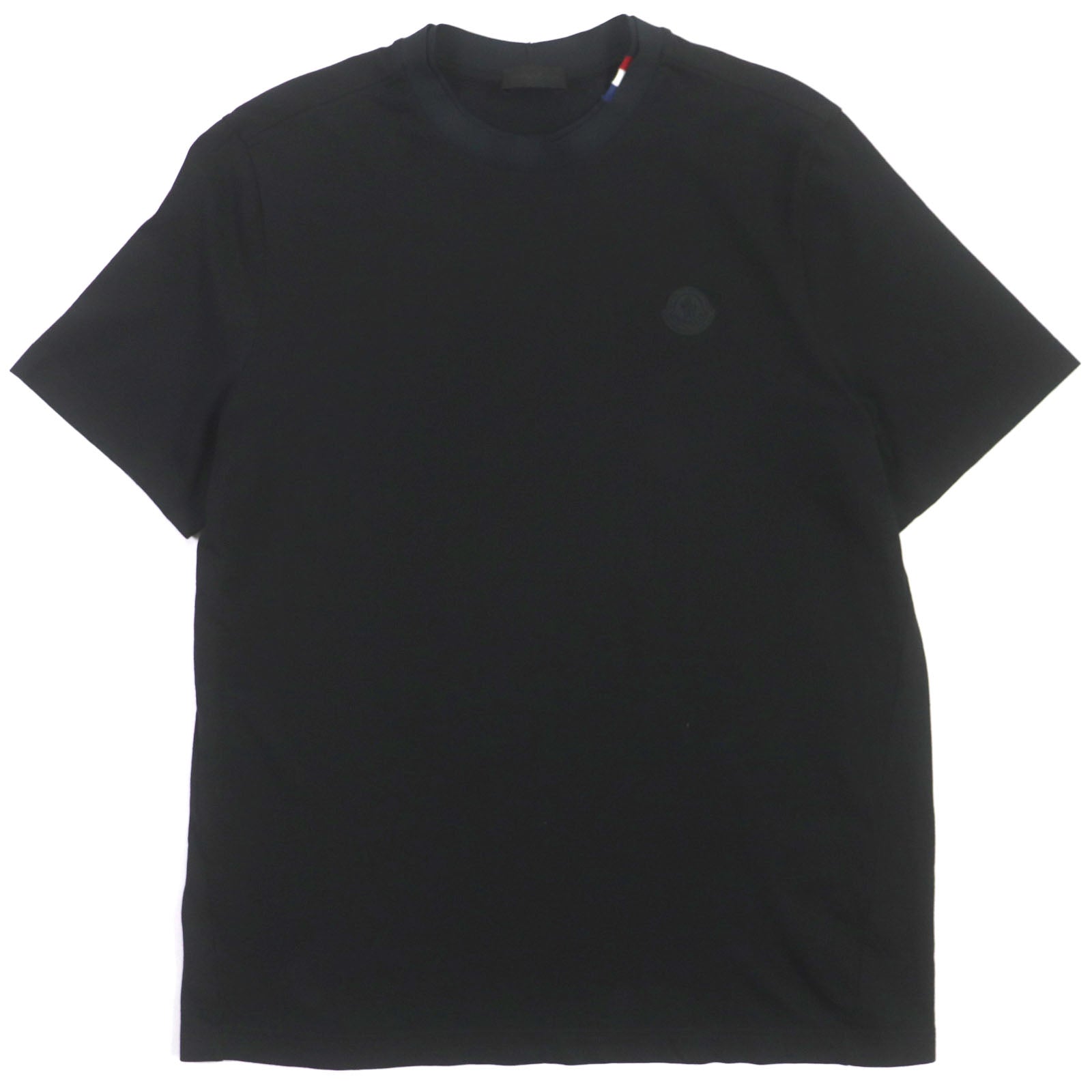 Moncler Cotton Crew Neck T-Shirt Black M