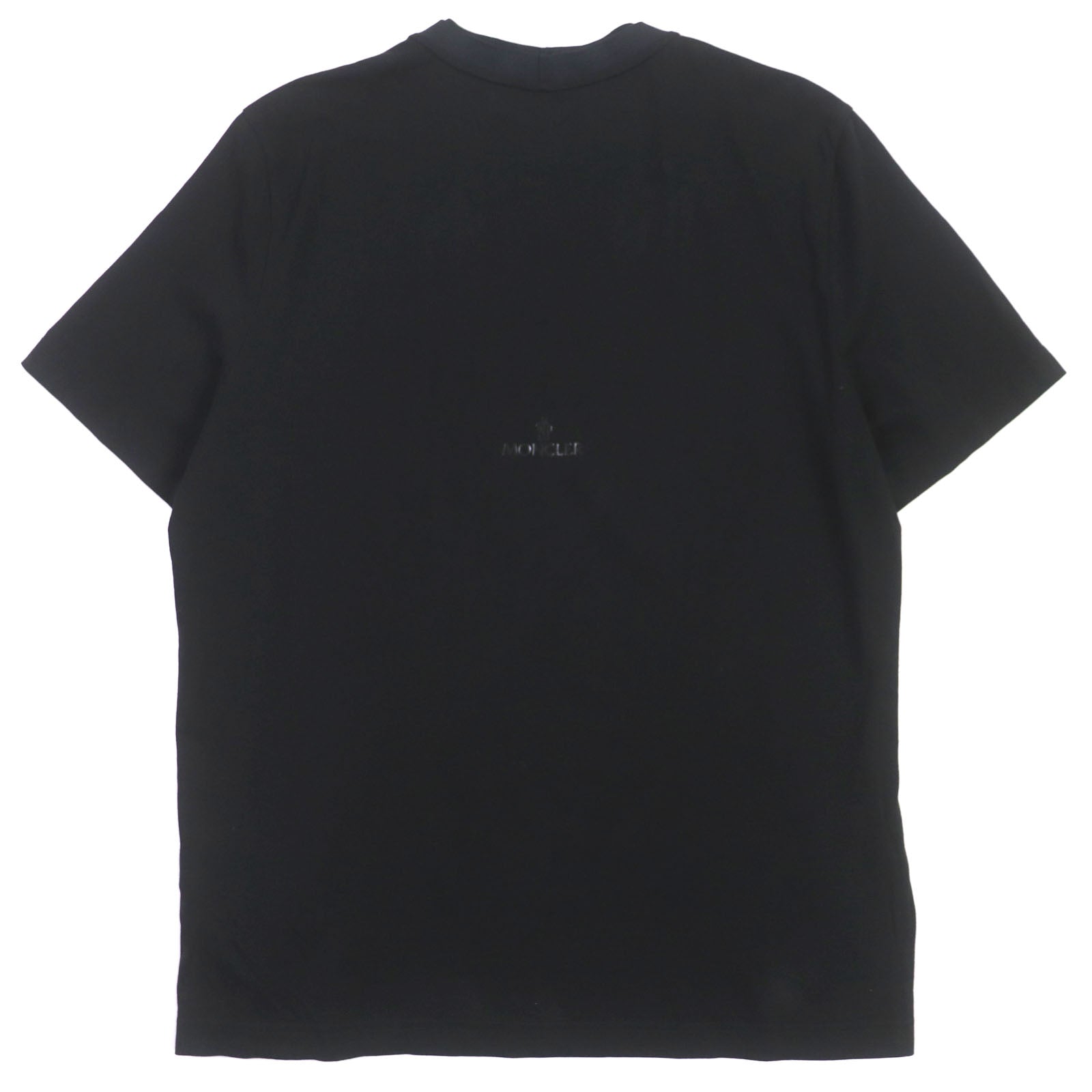 Moncler Cotton Crew Neck T-Shirt Black M