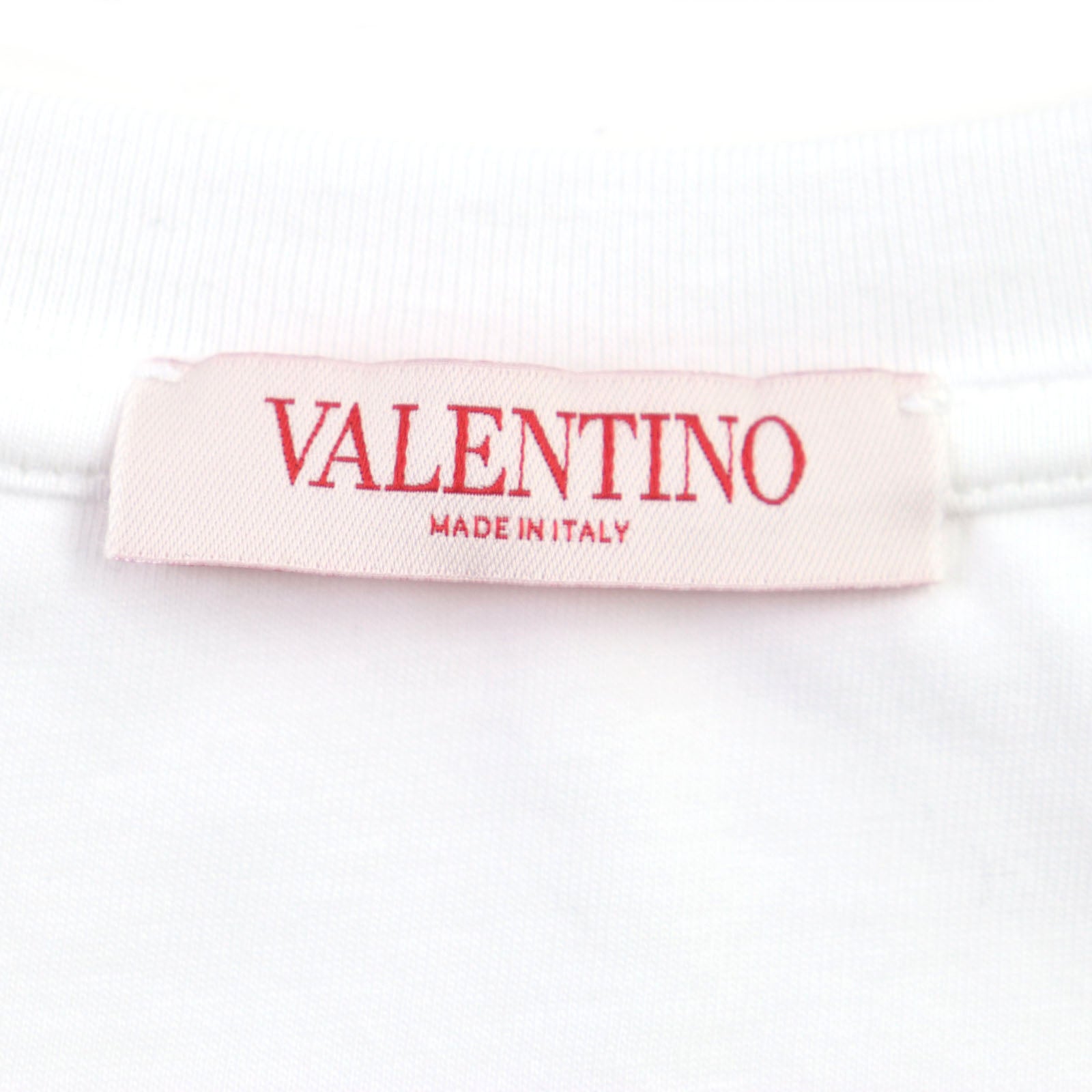 Valentino Cotton Logo Print Crew Neck T-Shirt S