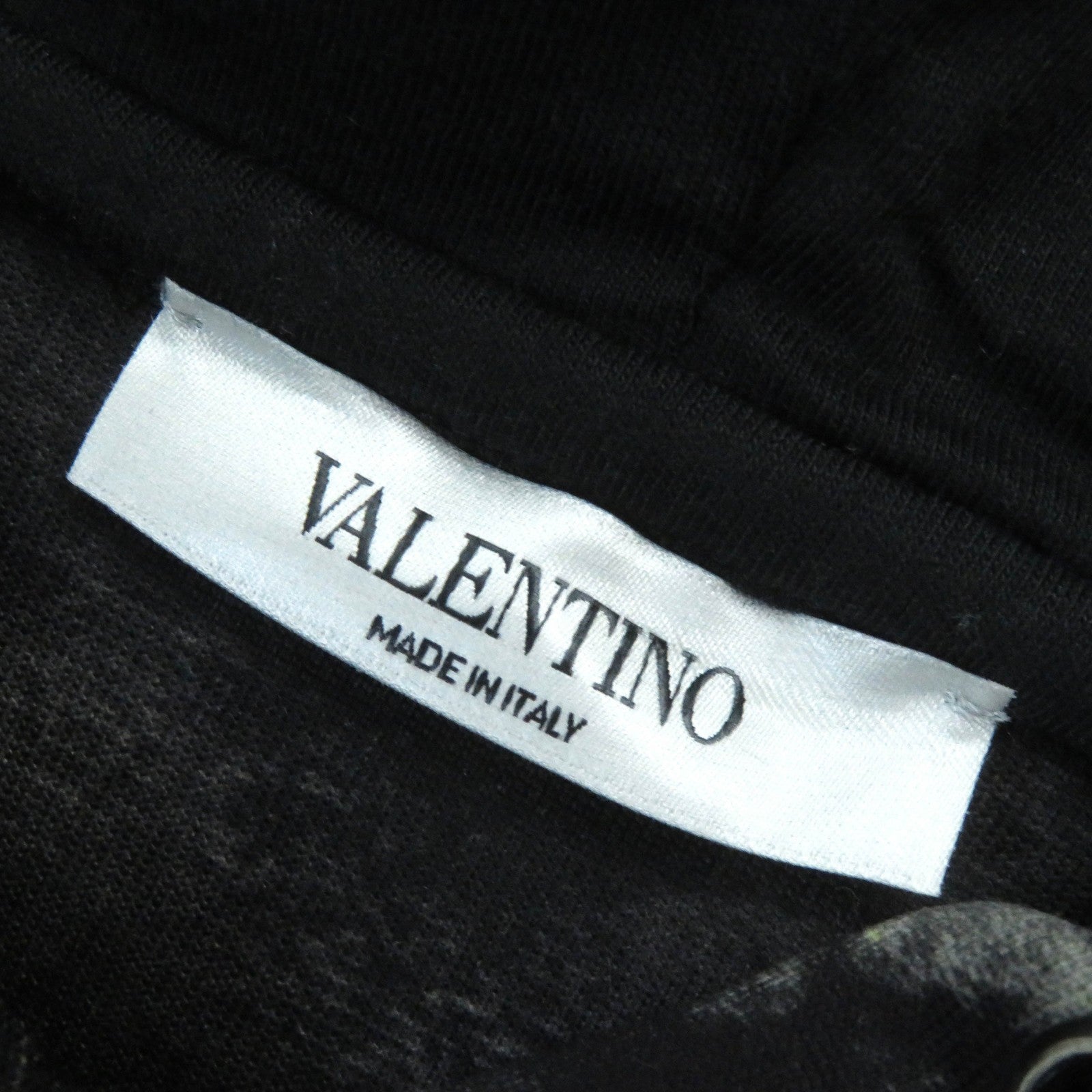 Valentino Nylon Cotton Print Hooded Pullover S