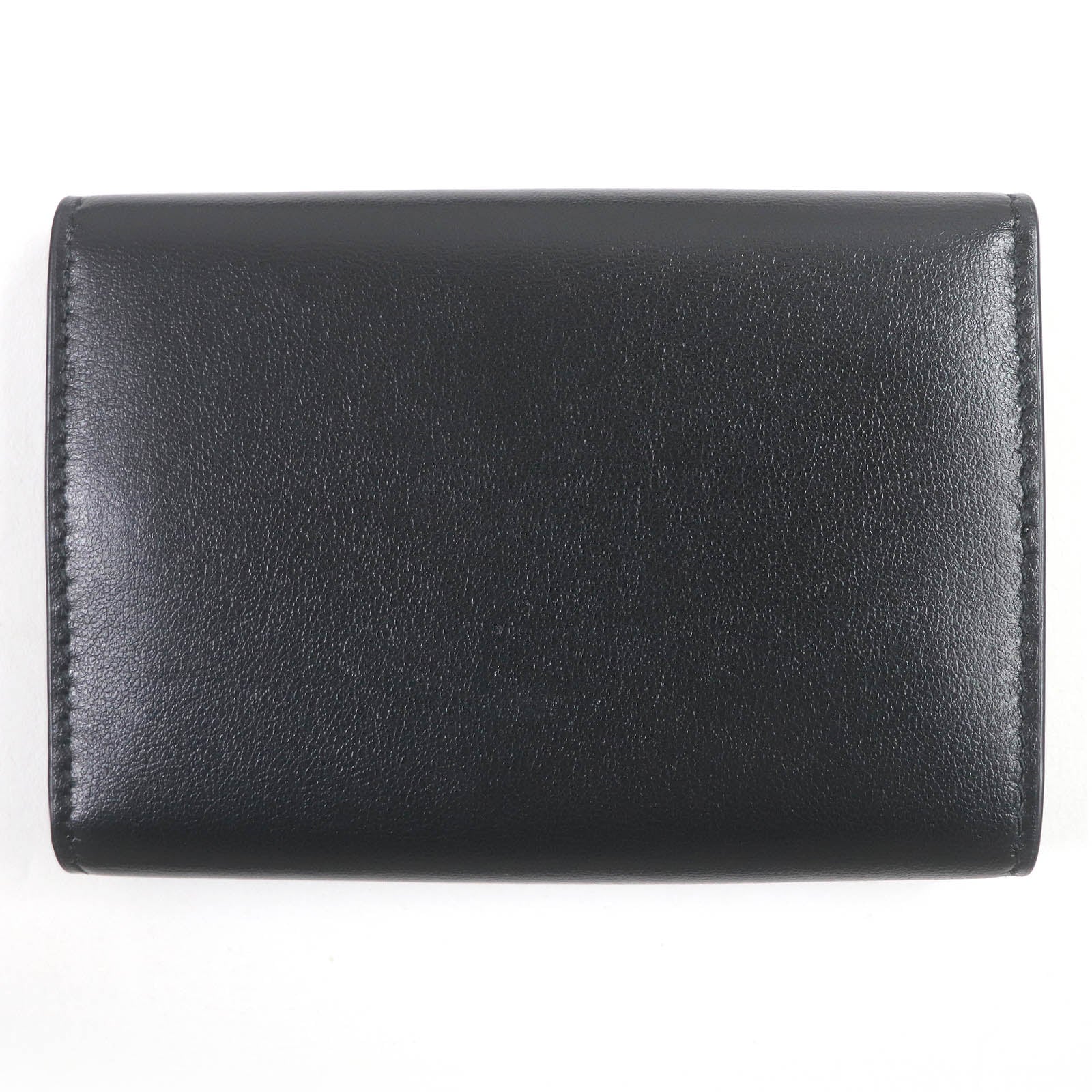 Balenciaga Logo Card Case Leather Key Holder