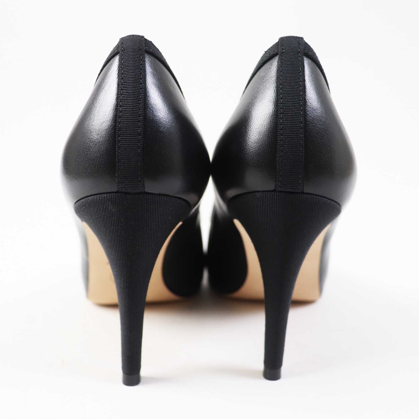 Chanel Lamb Leather Almond Toe Pumps Black