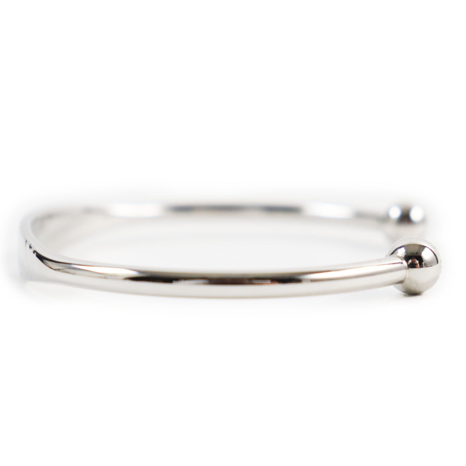 Louis Vuitton Silver Jung Monogram Bangle M64840