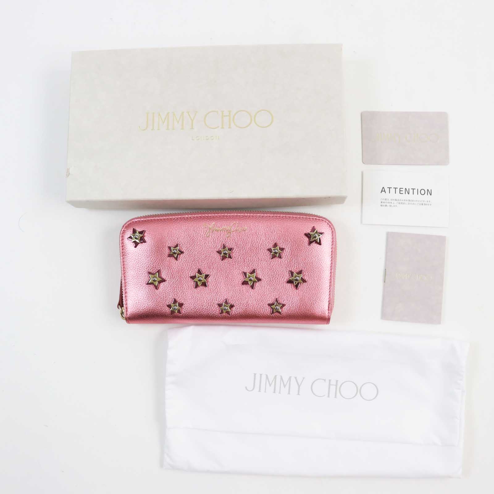 Jimmy Choo Filipa Star Studs Long Wallet