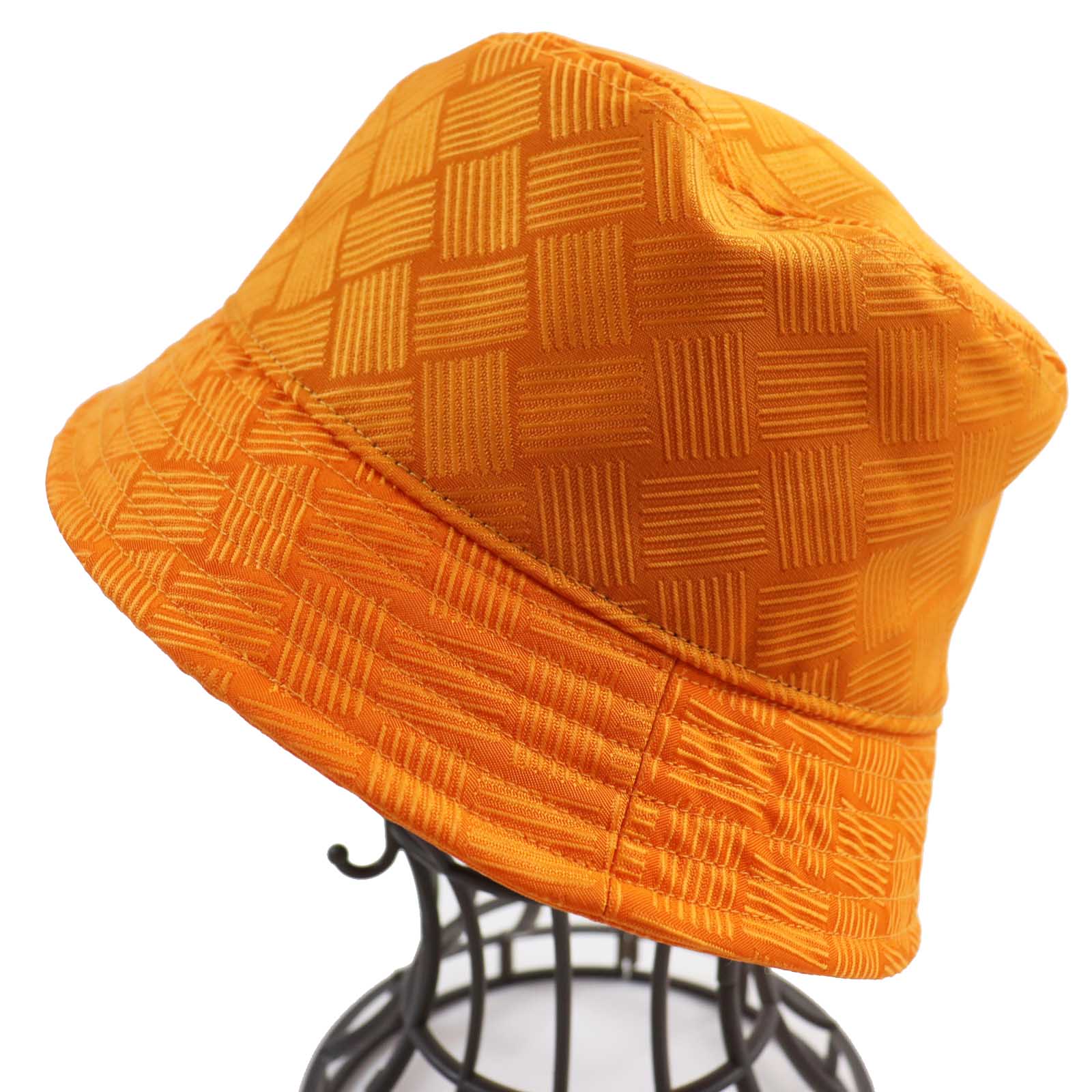 Bottega Veneta Intrecciato Jacquard Bucket Hat Orange L