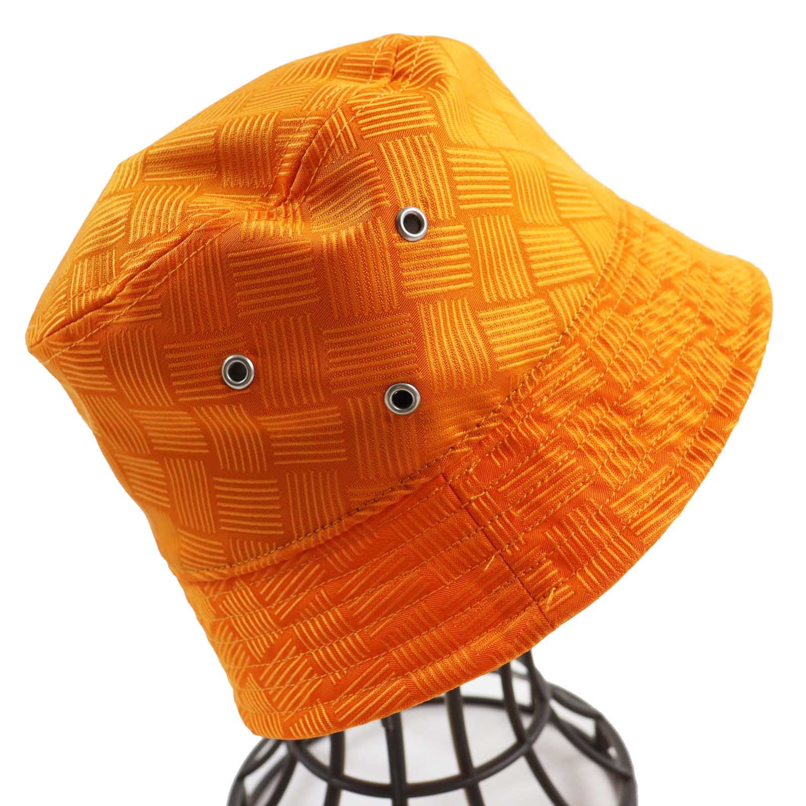 Bottega Veneta Intrecciato Jacquard Bucket Hat Orange L