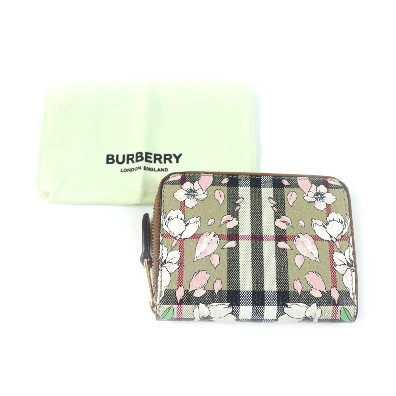 Burberry Sakura Nova Check Coin Case Beige