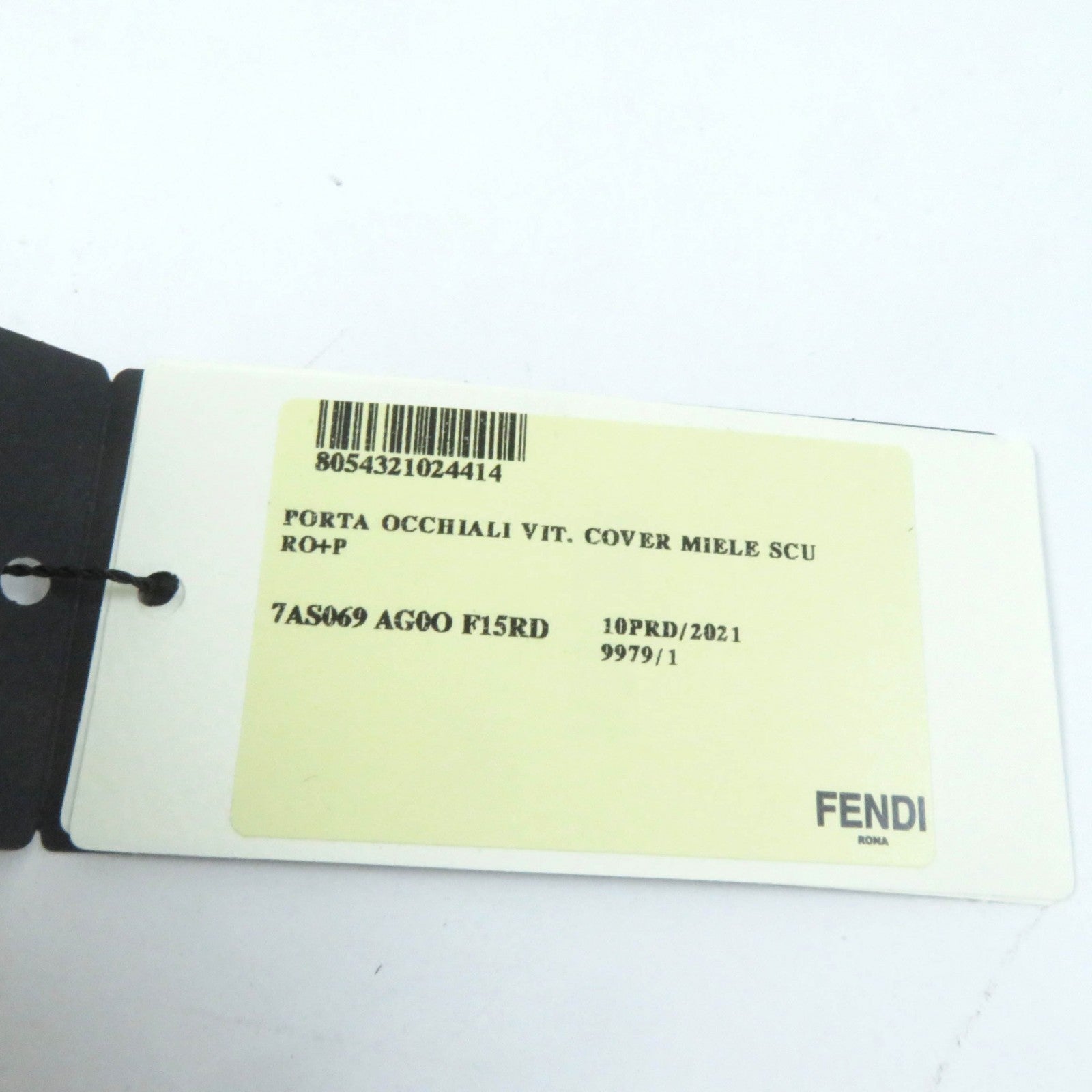 Fendi FF Logo Glasses Case with Chain