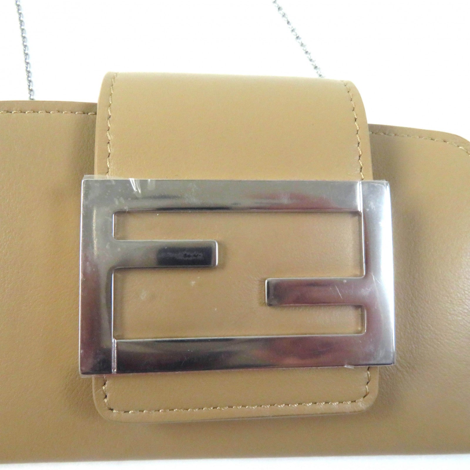 Fendi FF Logo Glasses Case with Chain