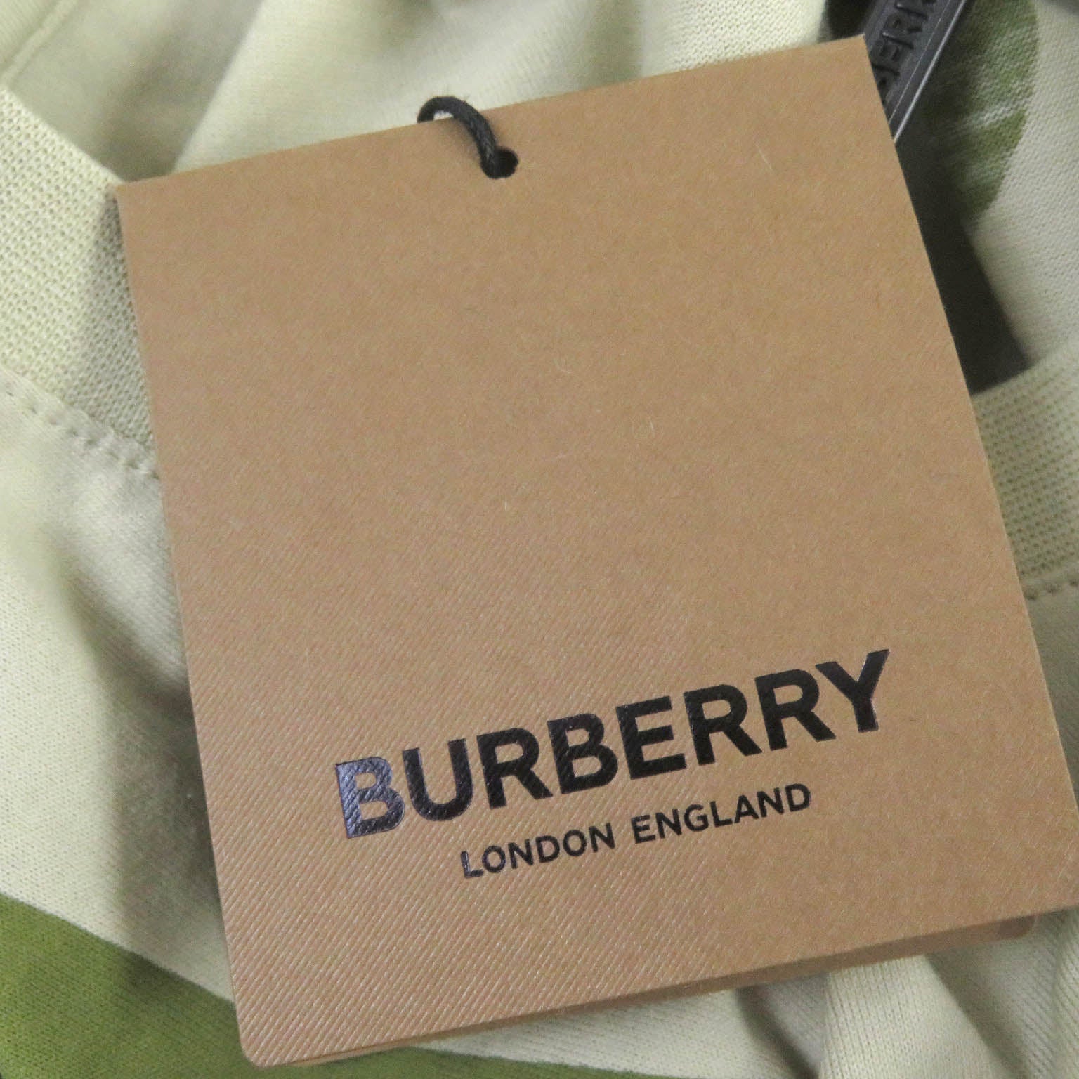 Burberry Cotton Crew Neck T-Shirt Khaki XL