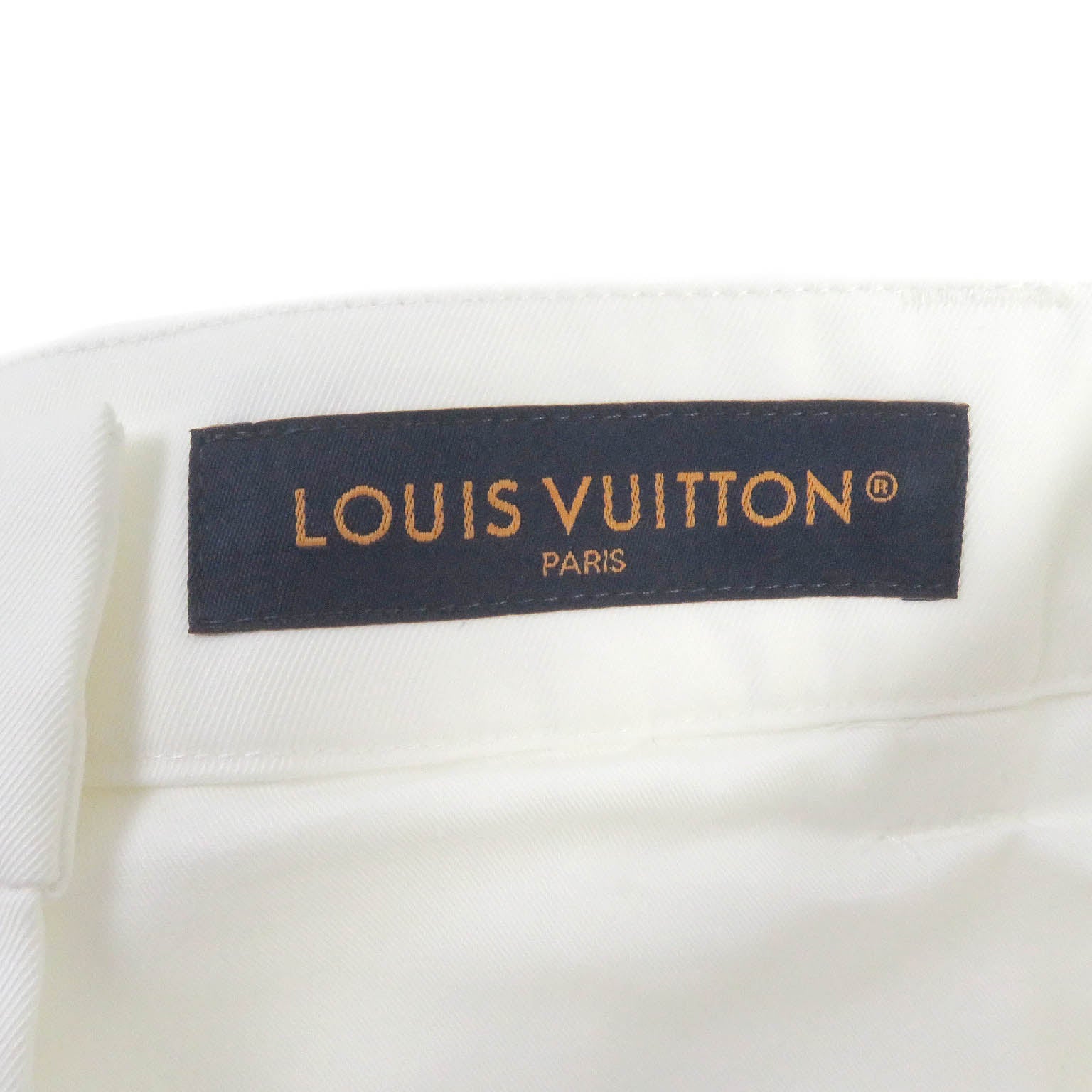 Louis Vuitton Cotton Cargo Shorts White 46