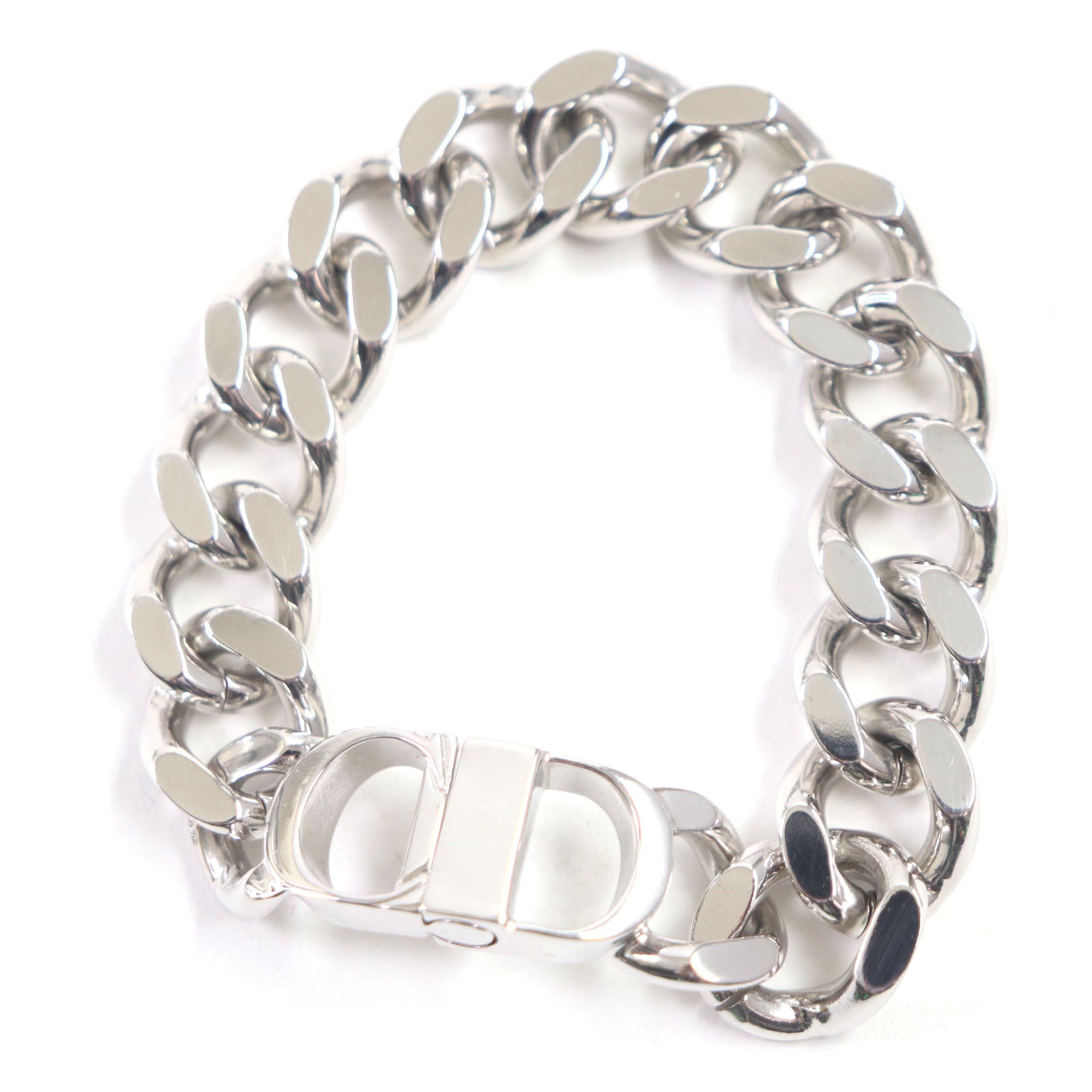 Dior CDICON Chain Link Bracelet Silver