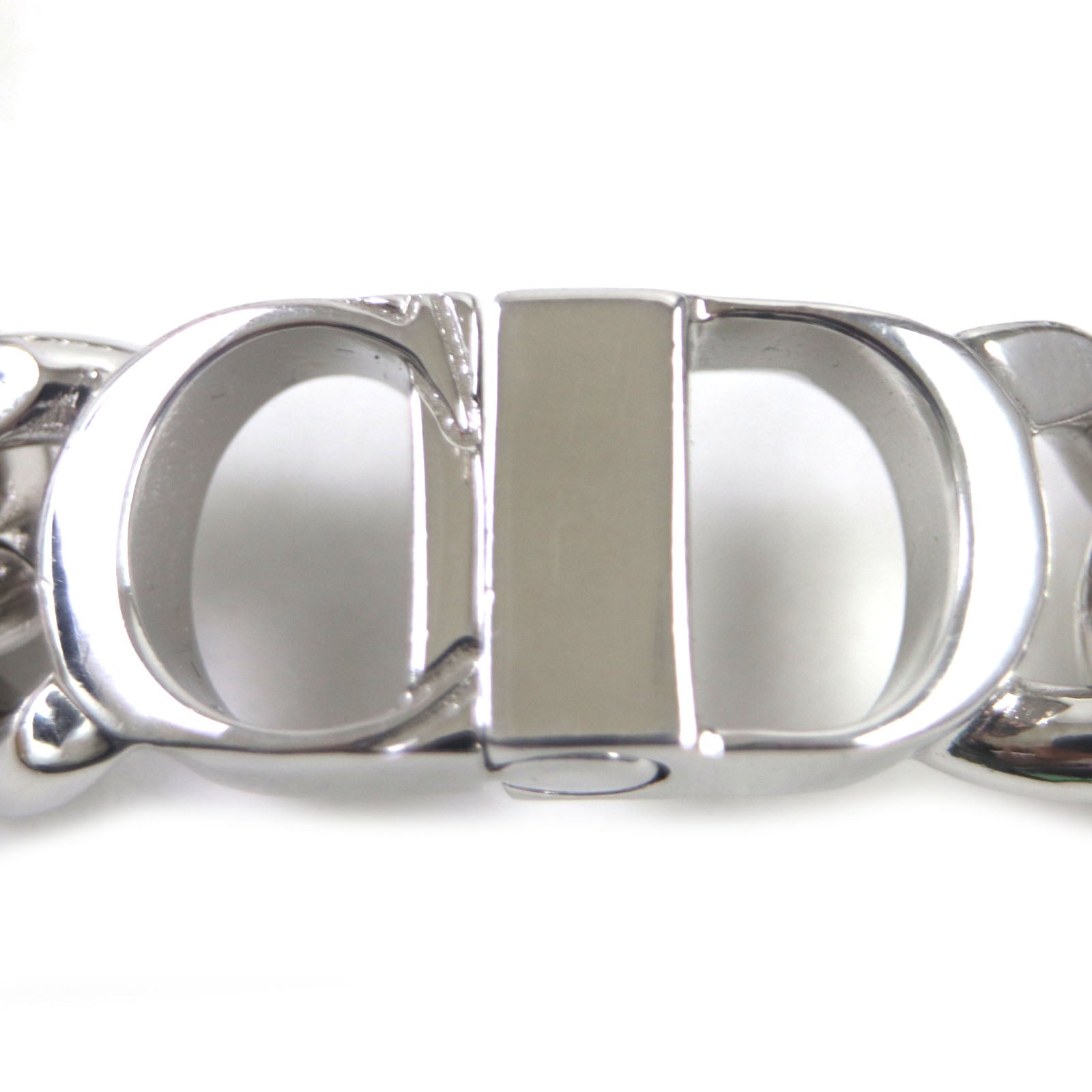 Dior CDICON Chain Link Bracelet Silver