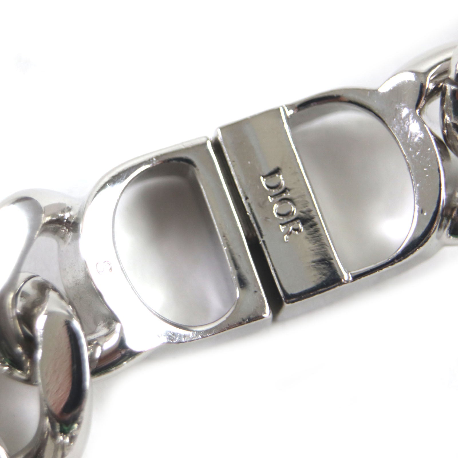 Dior CDICON Chain Link Bracelet Silver